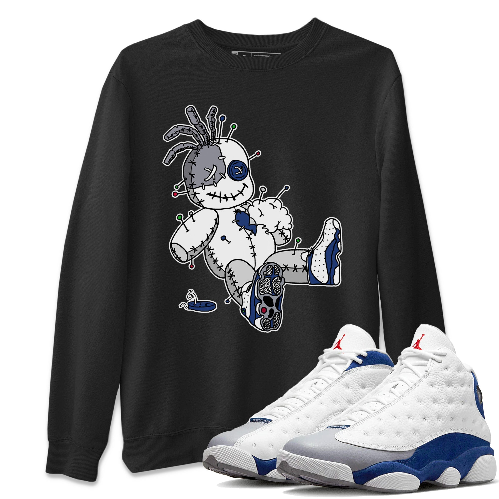 Voodoo Doll Unisex Tops - Air Jordan 13 French Blue