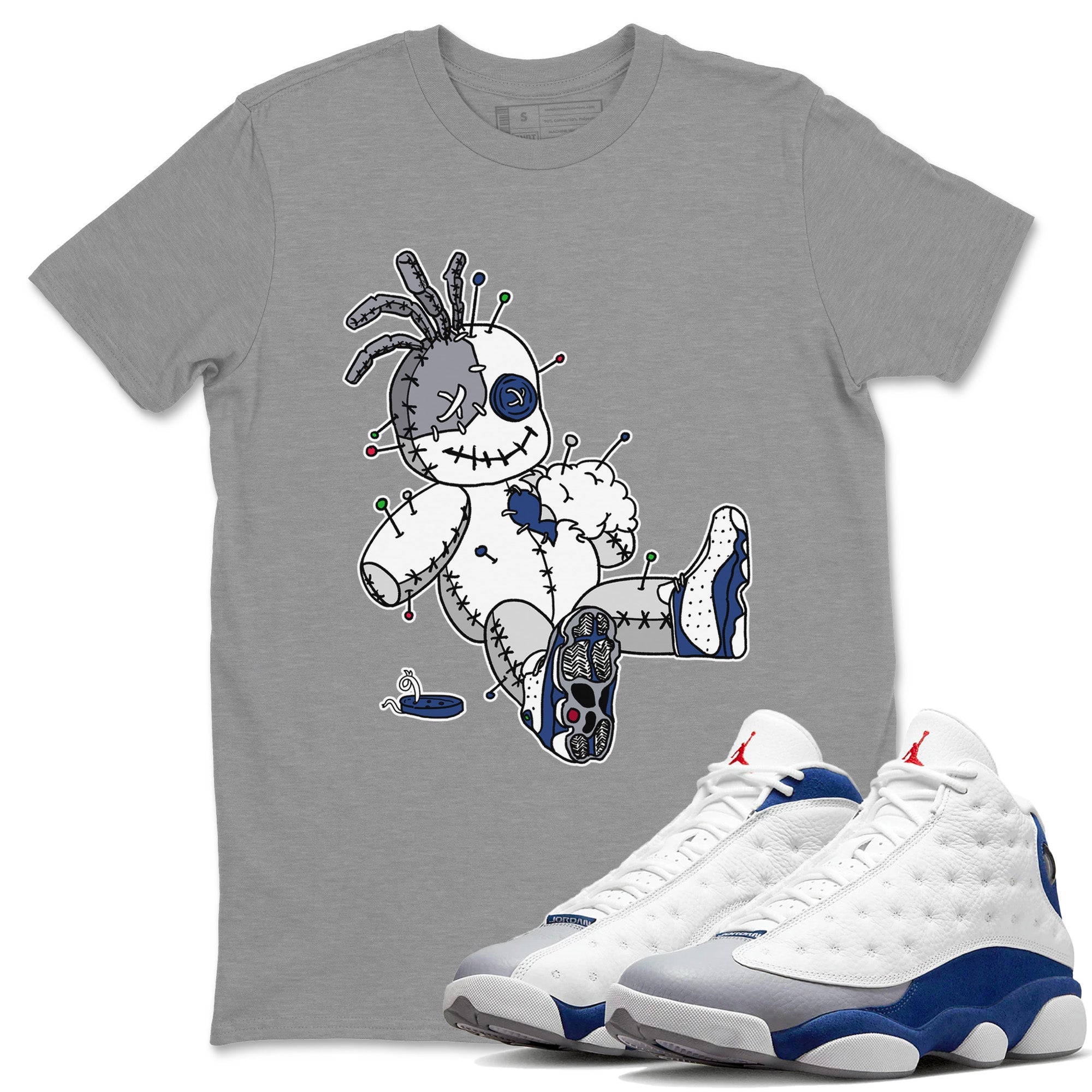 Voodoo Doll Unisex Tops - Air Jordan 13 French Blue