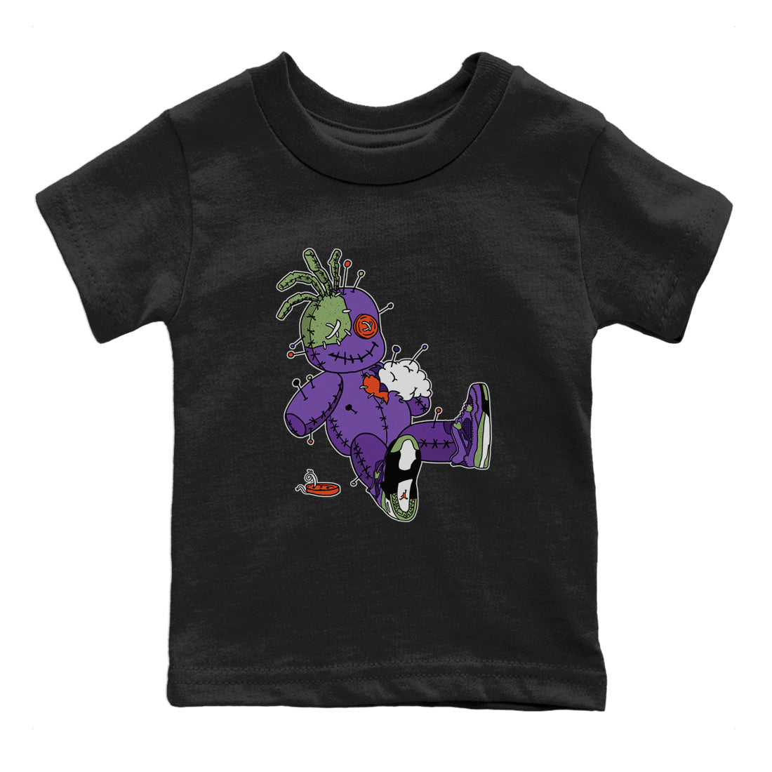 Voodoo Doll Kids Tops - Air Jordan 4 Canyon Purple