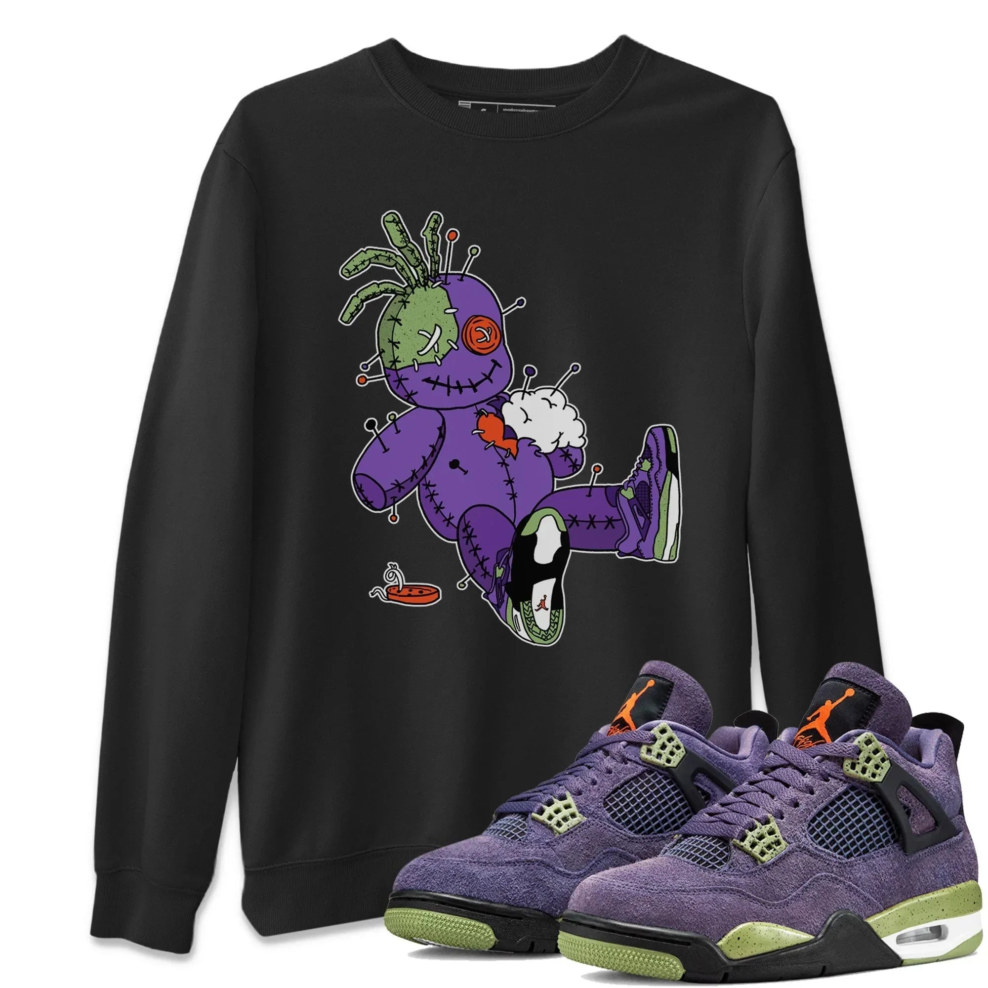 Voodoo Doll Unisex Tops - Air Jordan 4 Canyon Purple