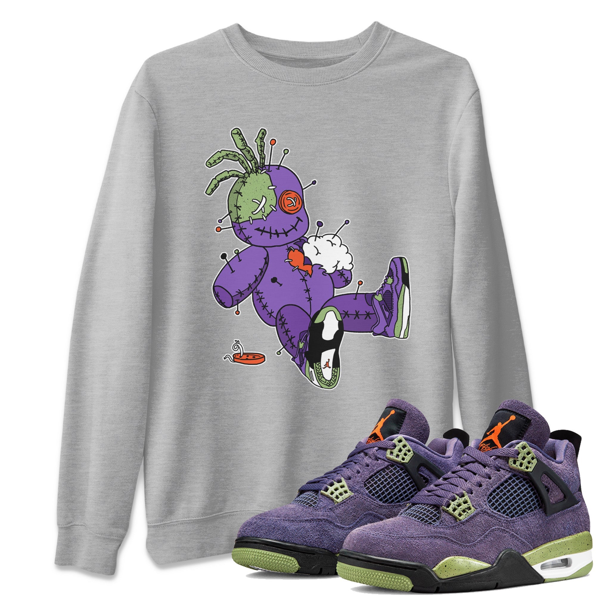 Voodoo Doll Unisex Tops - Air Jordan 4 Canyon Purple