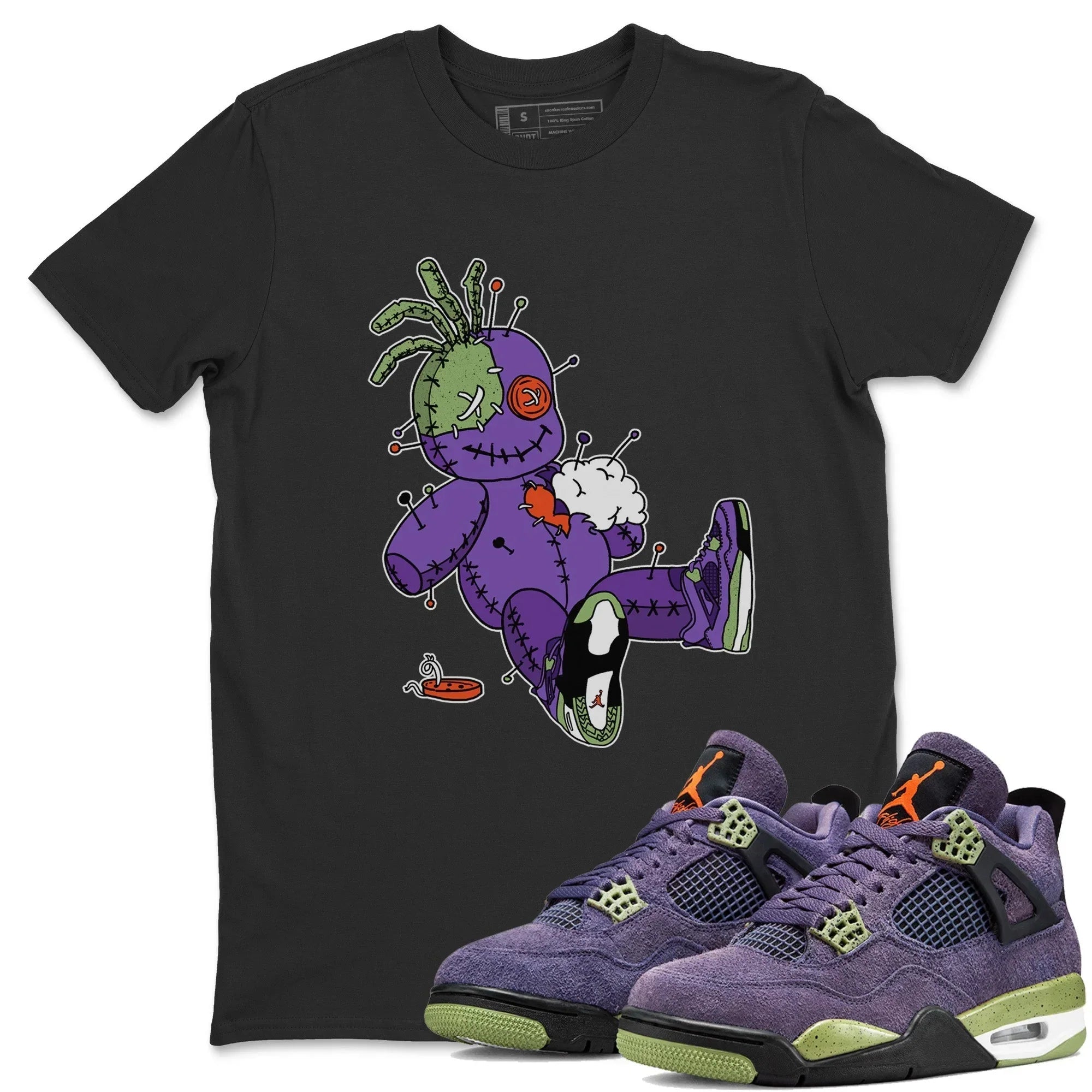 Voodoo Doll Unisex Tops - Air Jordan 4 Canyon Purple