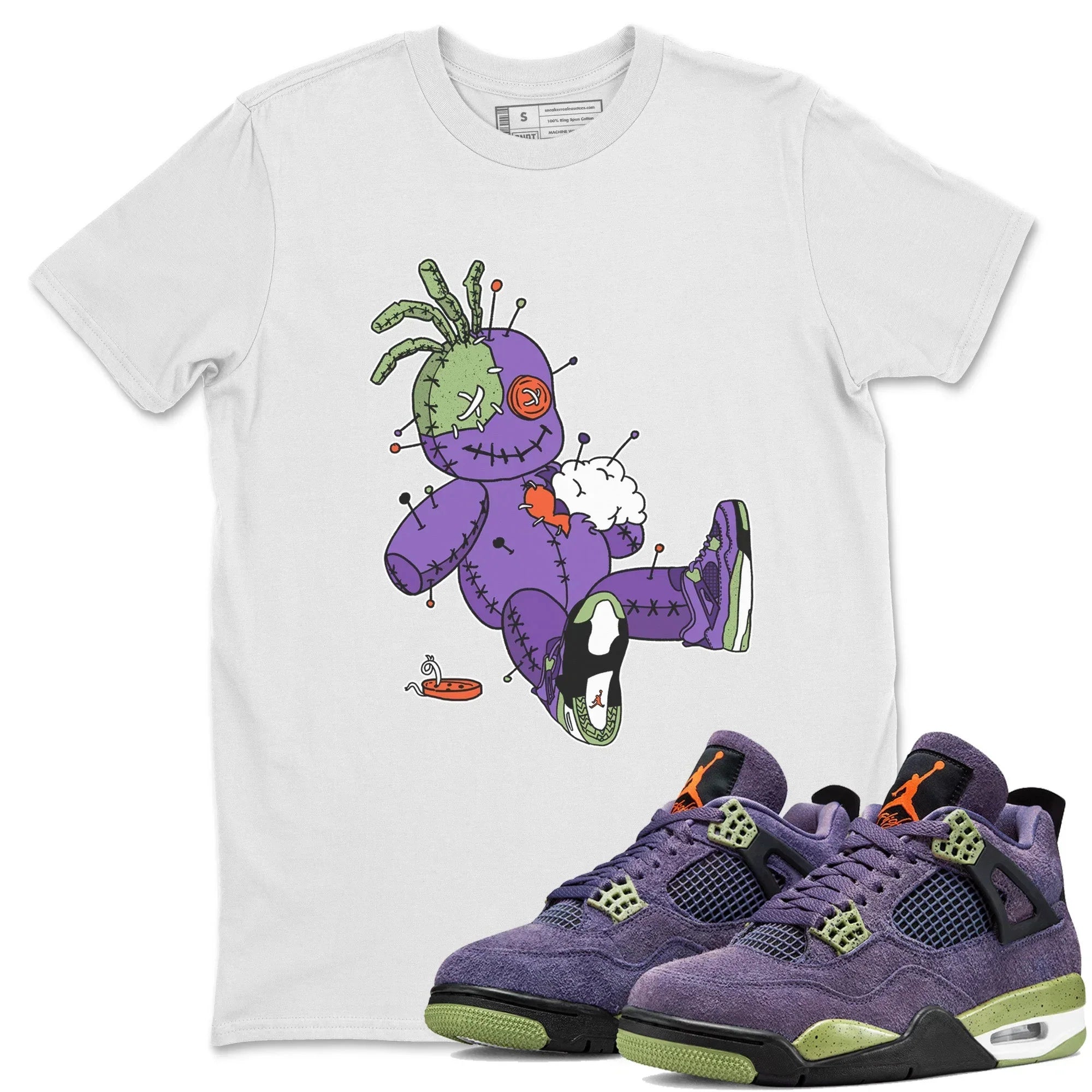 Voodoo Doll Unisex Tops - Air Jordan 4 Canyon Purple
