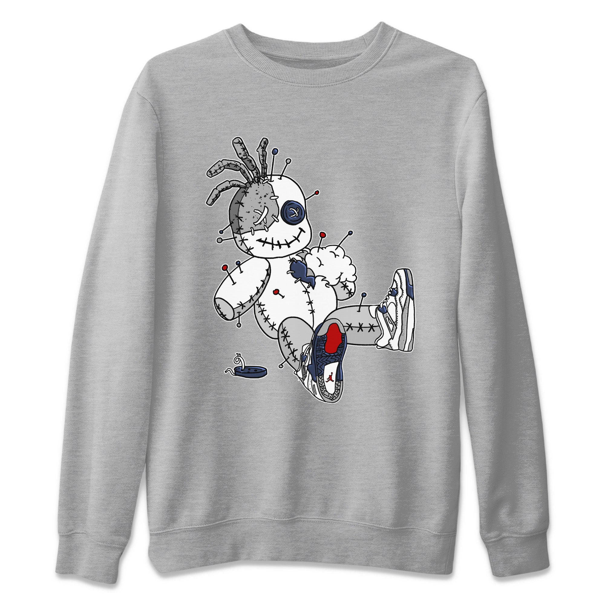 Voodoo Doll Unisex Tops - Air Jordan 4 Midnight Navy