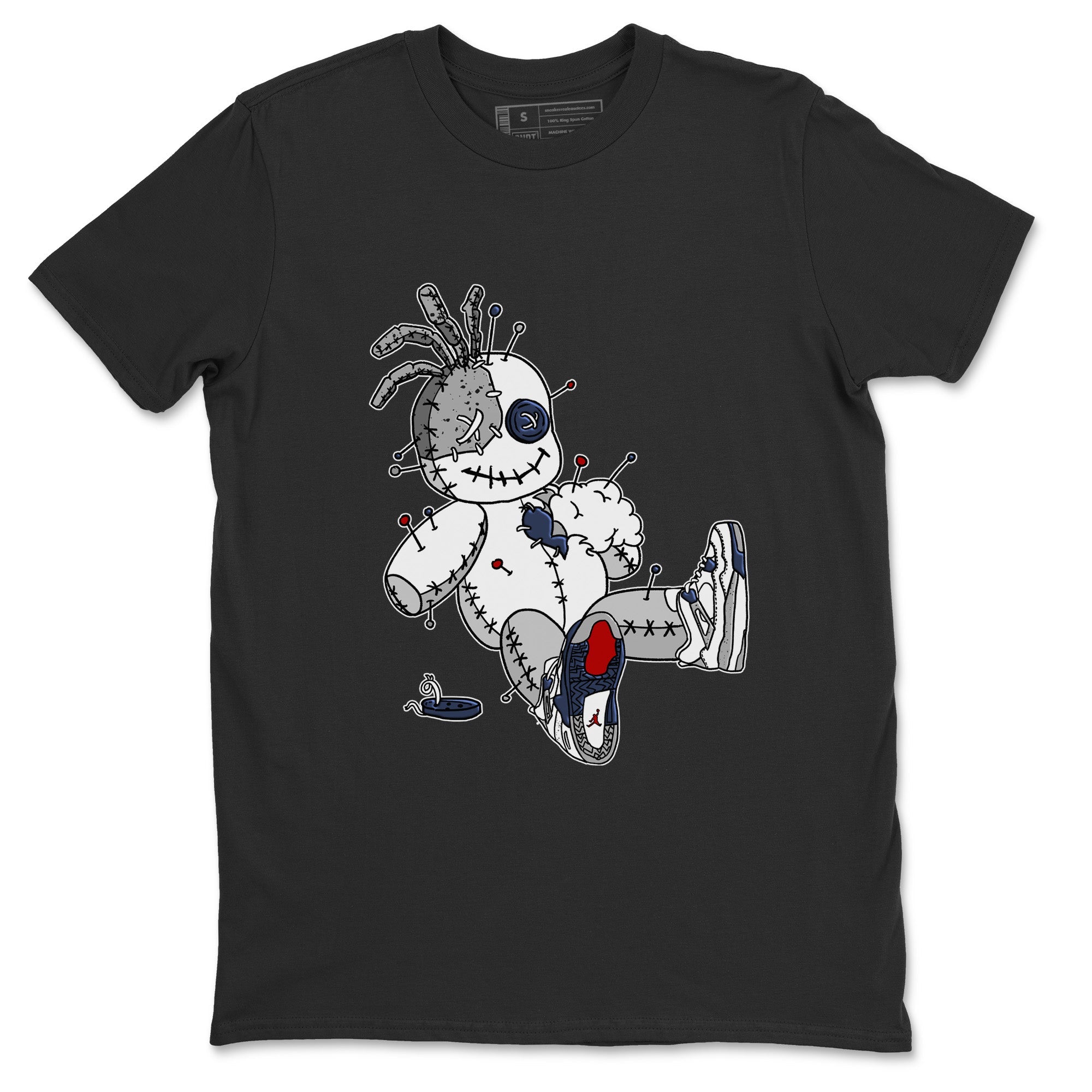 Voodoo Doll Unisex Tops - Air Jordan 4 Midnight Navy
