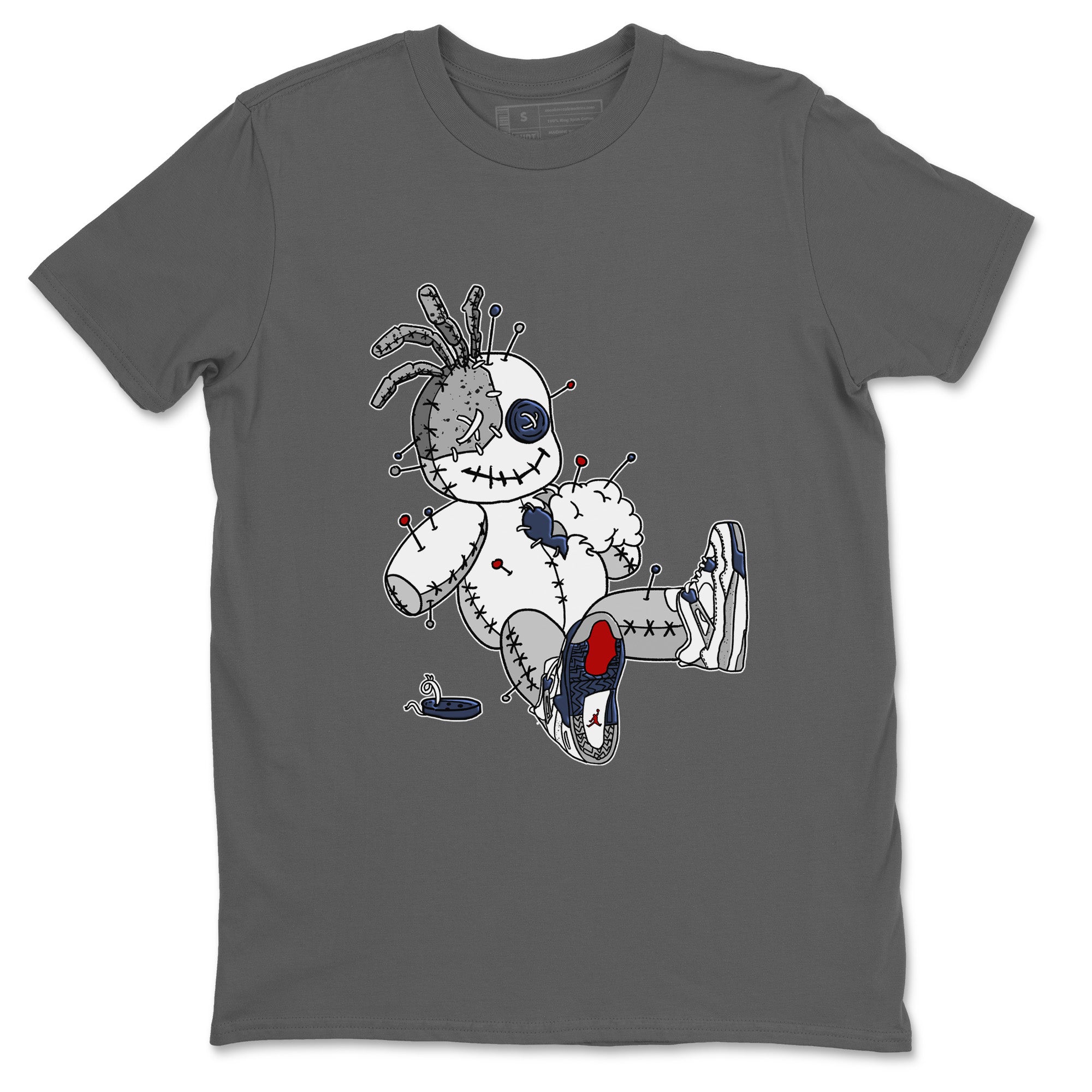 Voodoo Doll Unisex Tops - Air Jordan 4 Midnight Navy