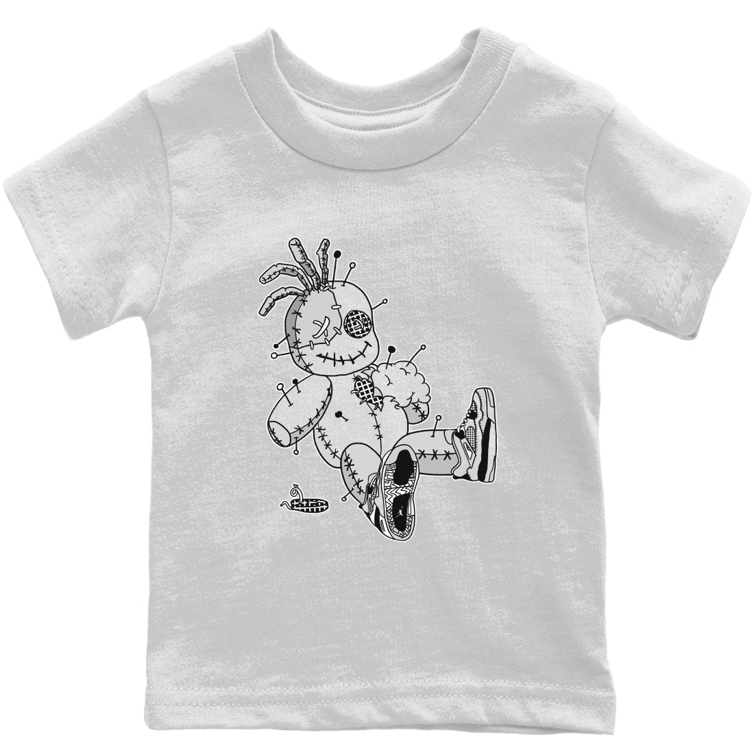 Voodoo Doll Kids Tops - Air Jordan 4 Military Black