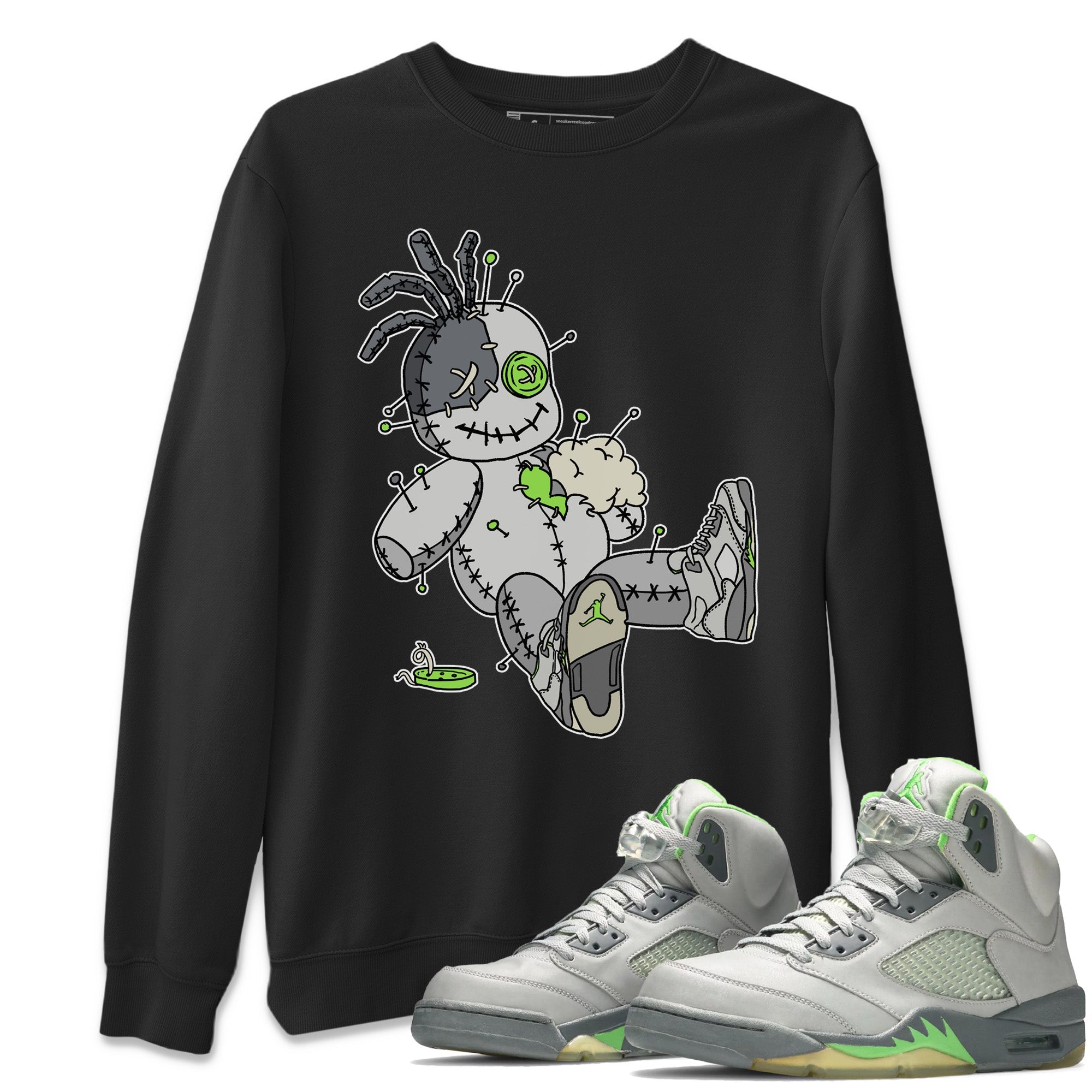 Voodoo Doll Unisex Tops - Air Jordan 5 Green Bean