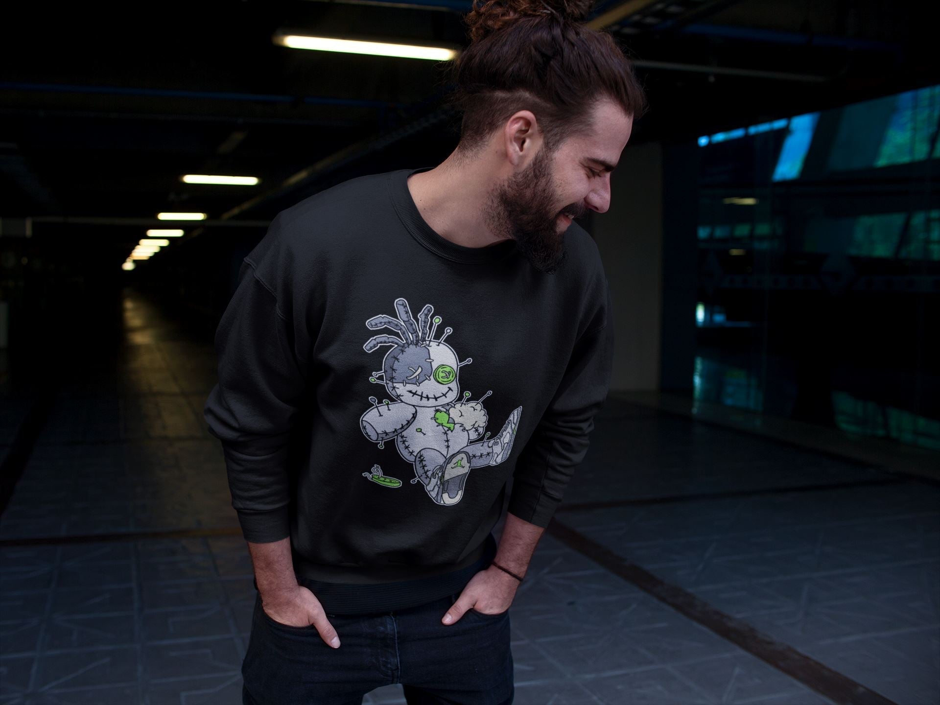 Voodoo Doll Unisex Tops - Air Jordan 5 Green Bean
