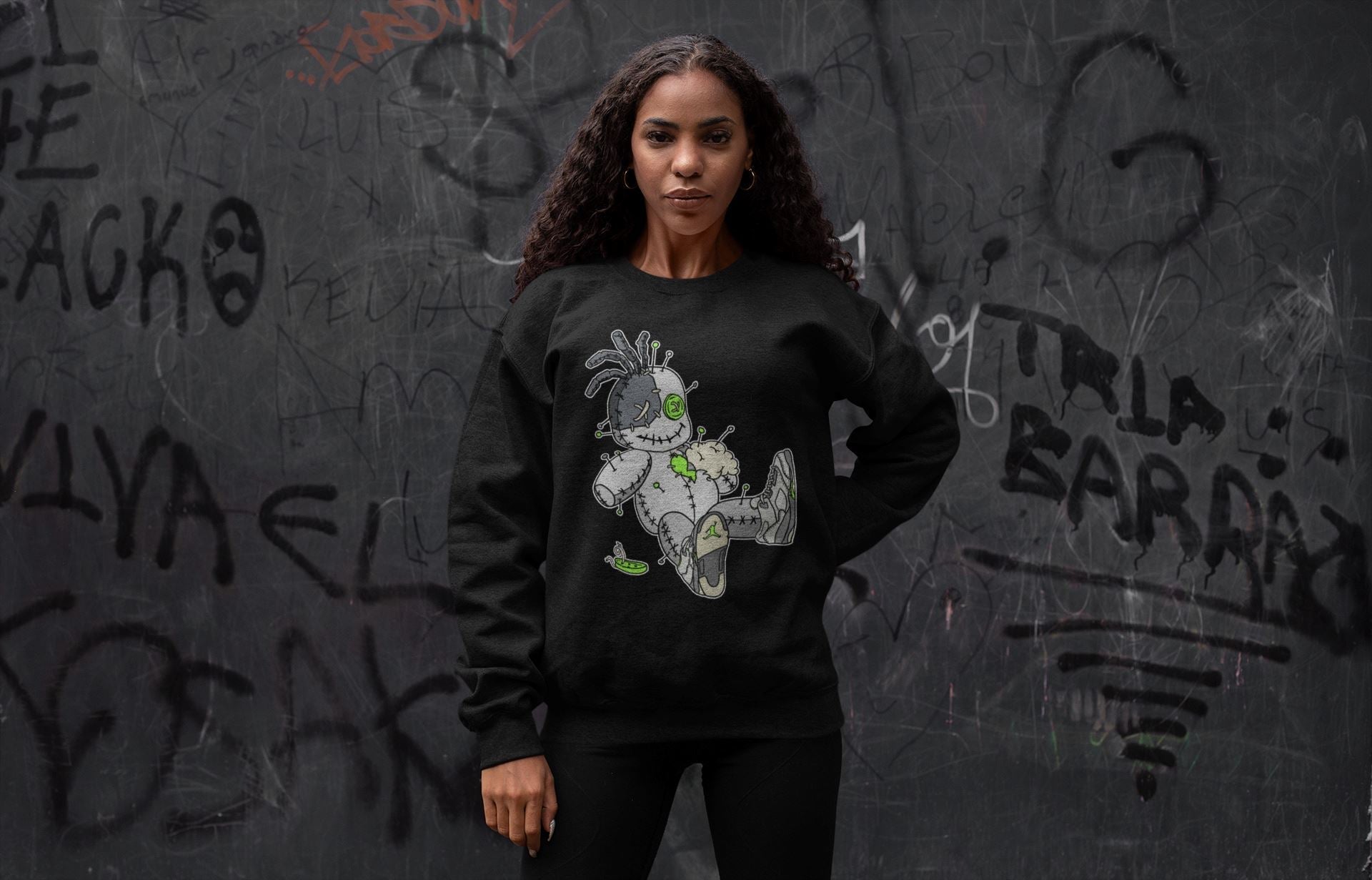 Voodoo Doll Unisex Tops - Air Jordan 5 Green Bean