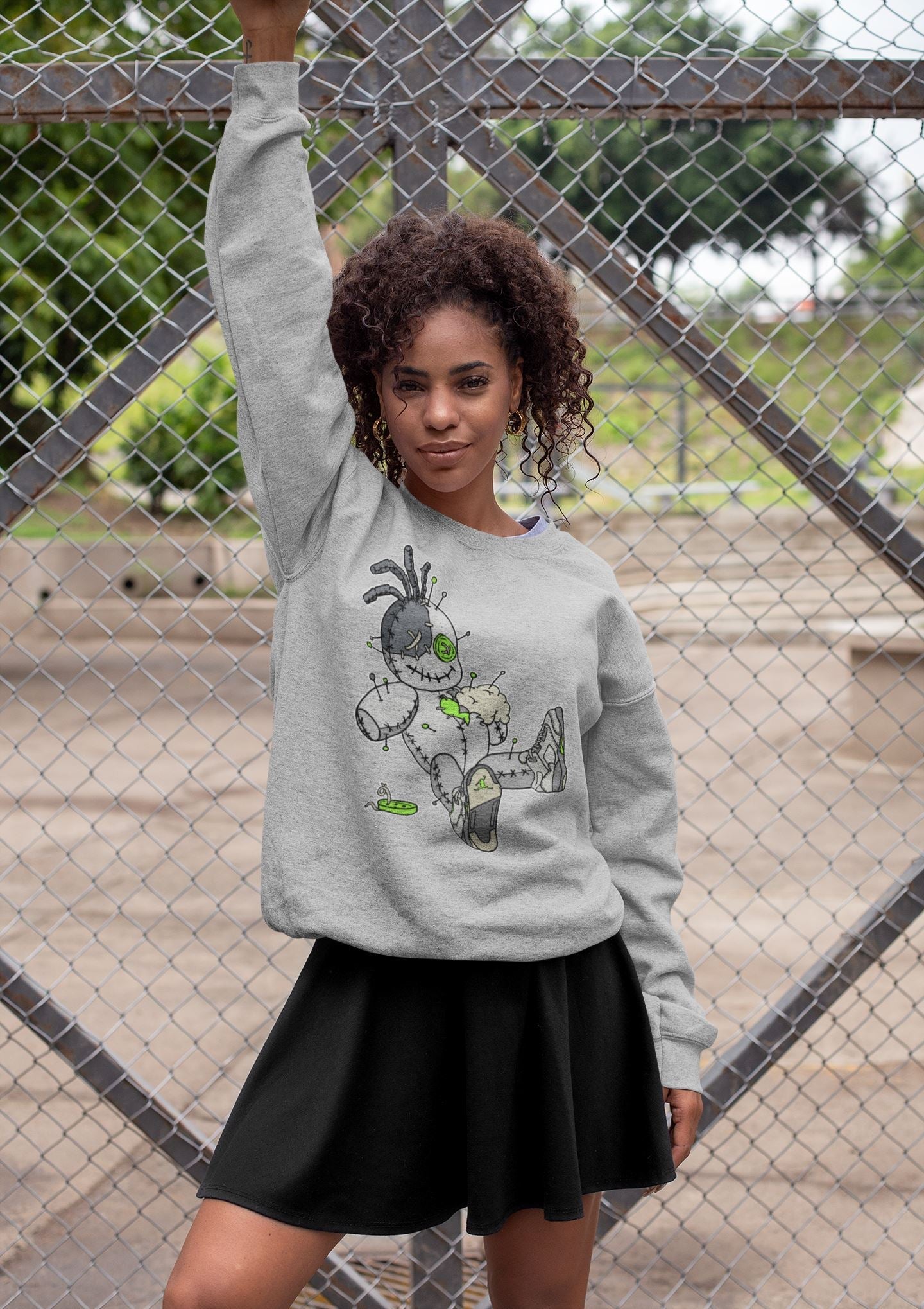 Voodoo Doll Unisex Tops - Air Jordan 5 Green Bean