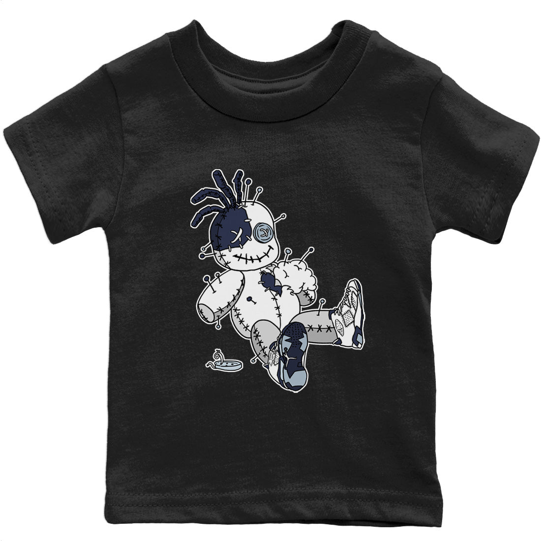 Voodoo Doll Kids Tops - Air Jordan 6 Midnight Navy