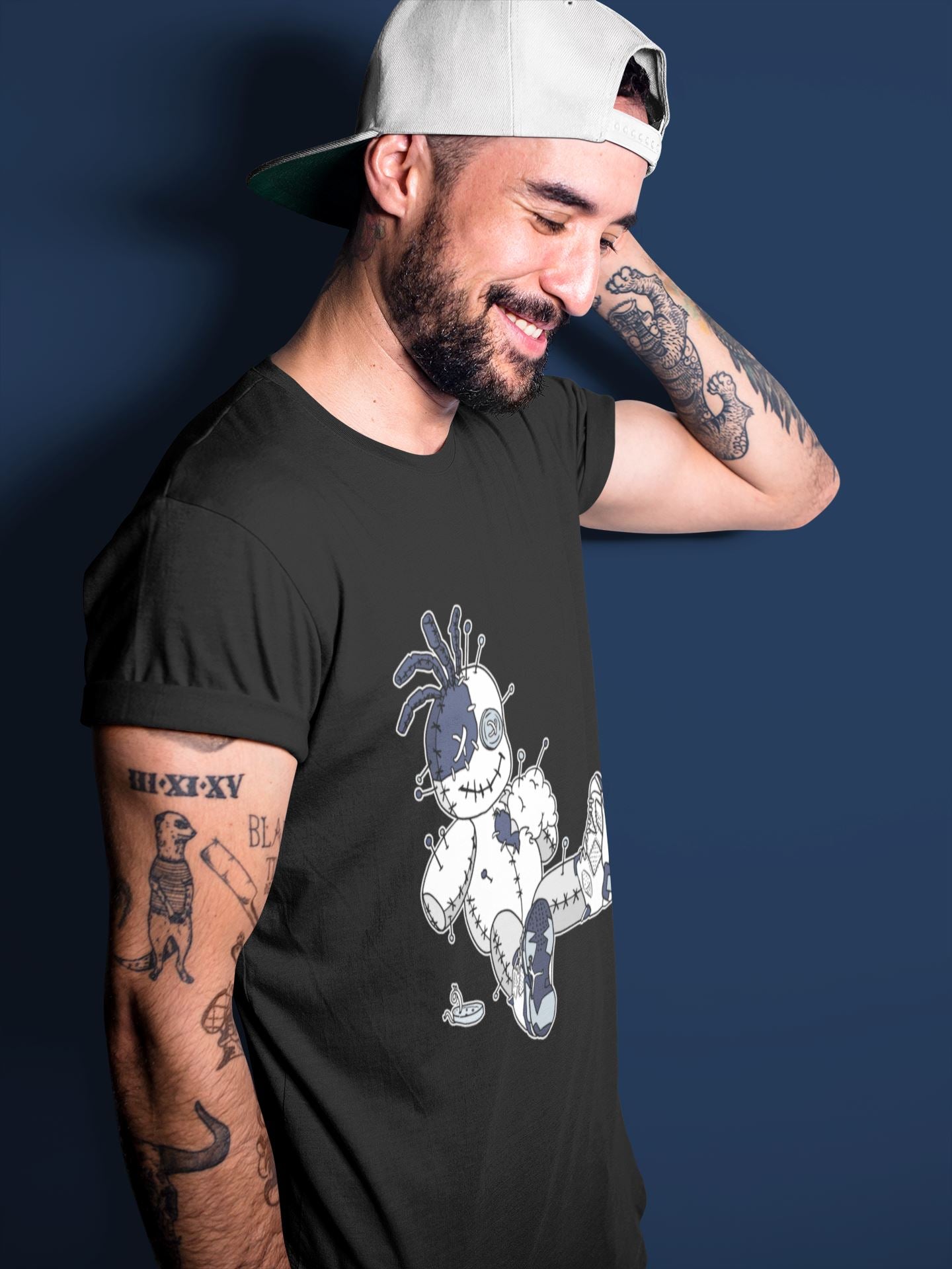 Voodoo Doll Unisex Tops - Air Jordan 6 Midnight Navy