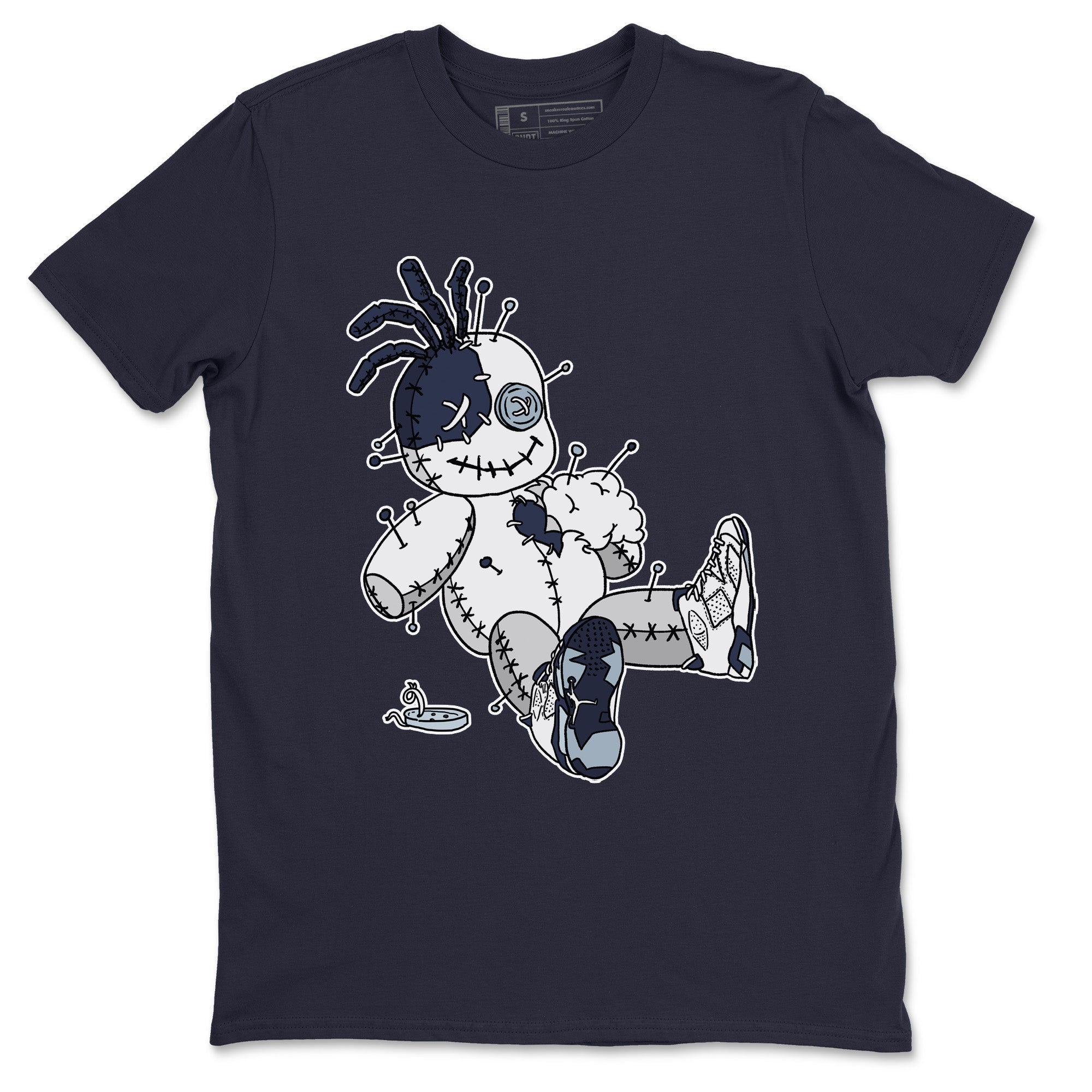 Voodoo Doll Unisex Tops - Air Jordan 6 Midnight Navy