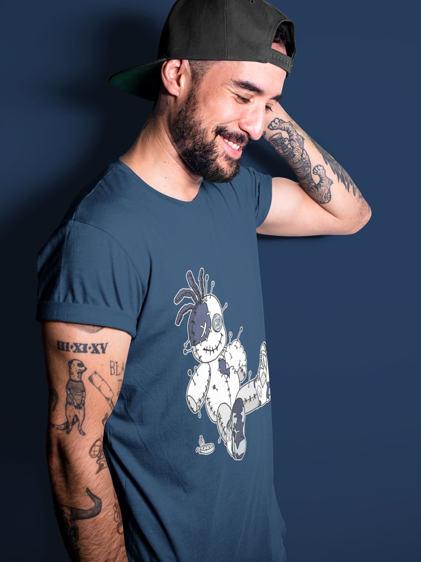 Voodoo Doll Unisex Tops - Air Jordan 6 Midnight Navy