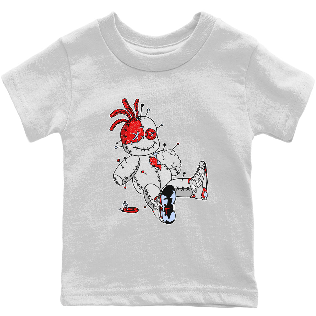 Voodoo Doll Kids Tops - Air Jordan 6 Red Velvet Cookies