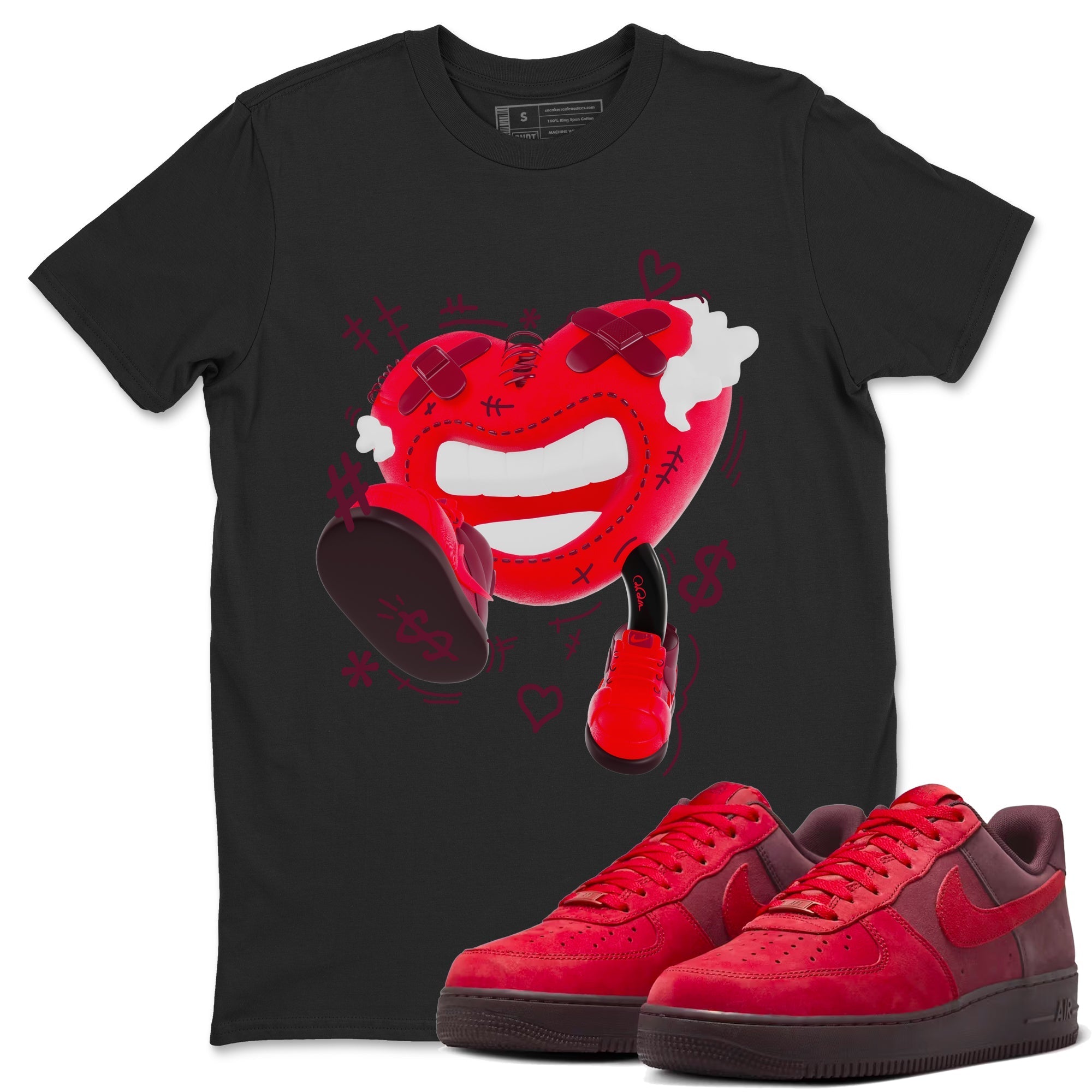 Walk In Love snkmatch Tees - Air Force 1 Layers Of Love