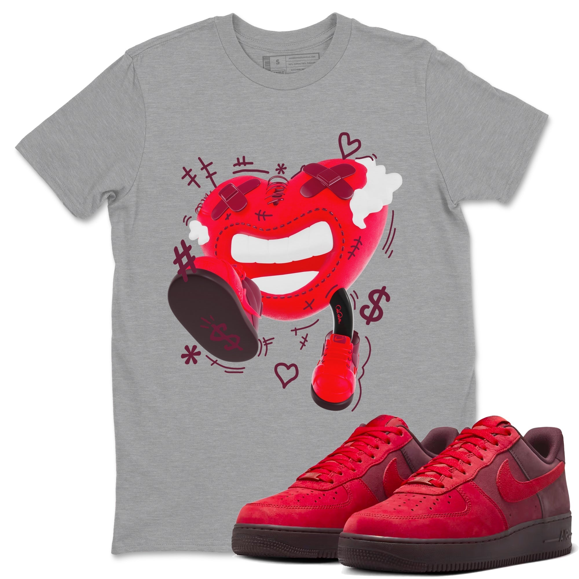 Walk In Love snkmatch Tees - Air Force 1 Layers Of Love