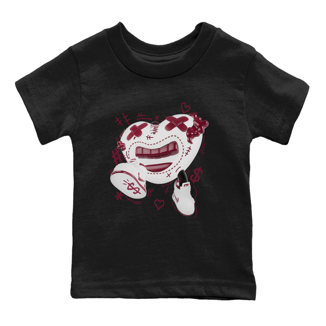 Walk In Love snkmatch Tee Kids - Air Jordan 1 Metallic Burgundy