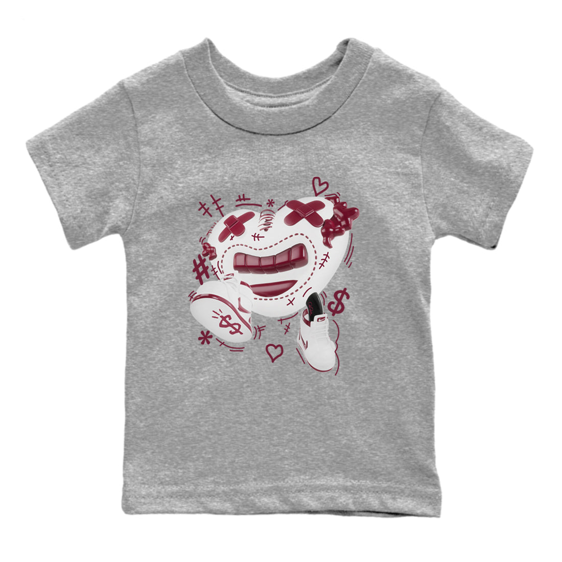 Walk In Love snkmatch Tee Kids - Air Jordan 1 Metallic Burgundy