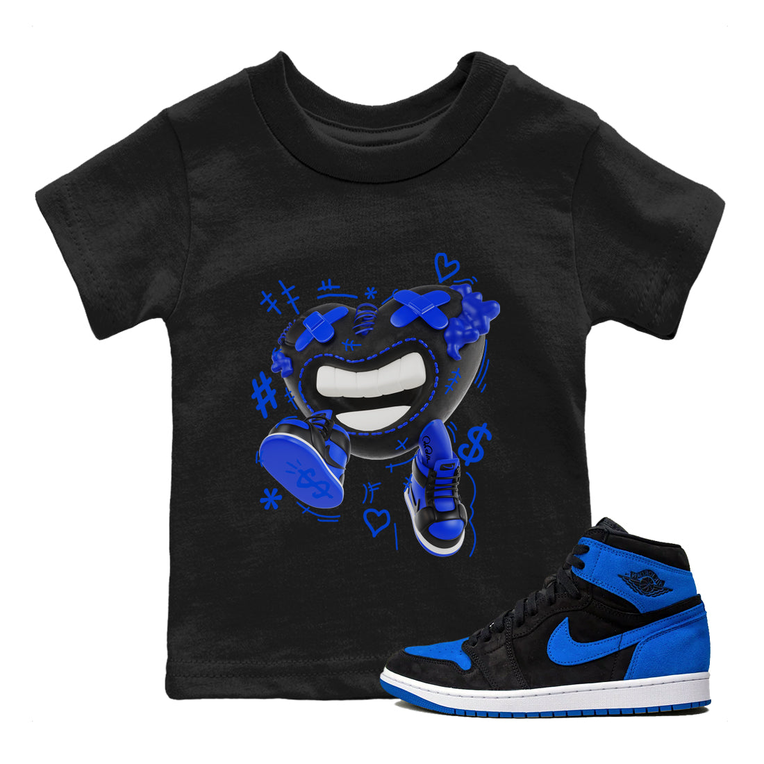 Walk In Love snkmatch Tee Kids - Air Jordan 1 Royal Reimagined
