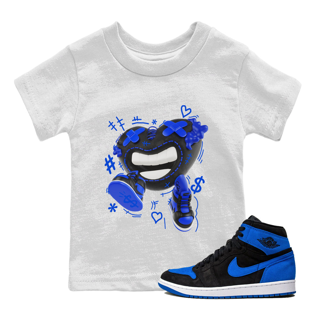 Walk In Love snkmatch Tee Kids - Air Jordan 1 Royal Reimagined