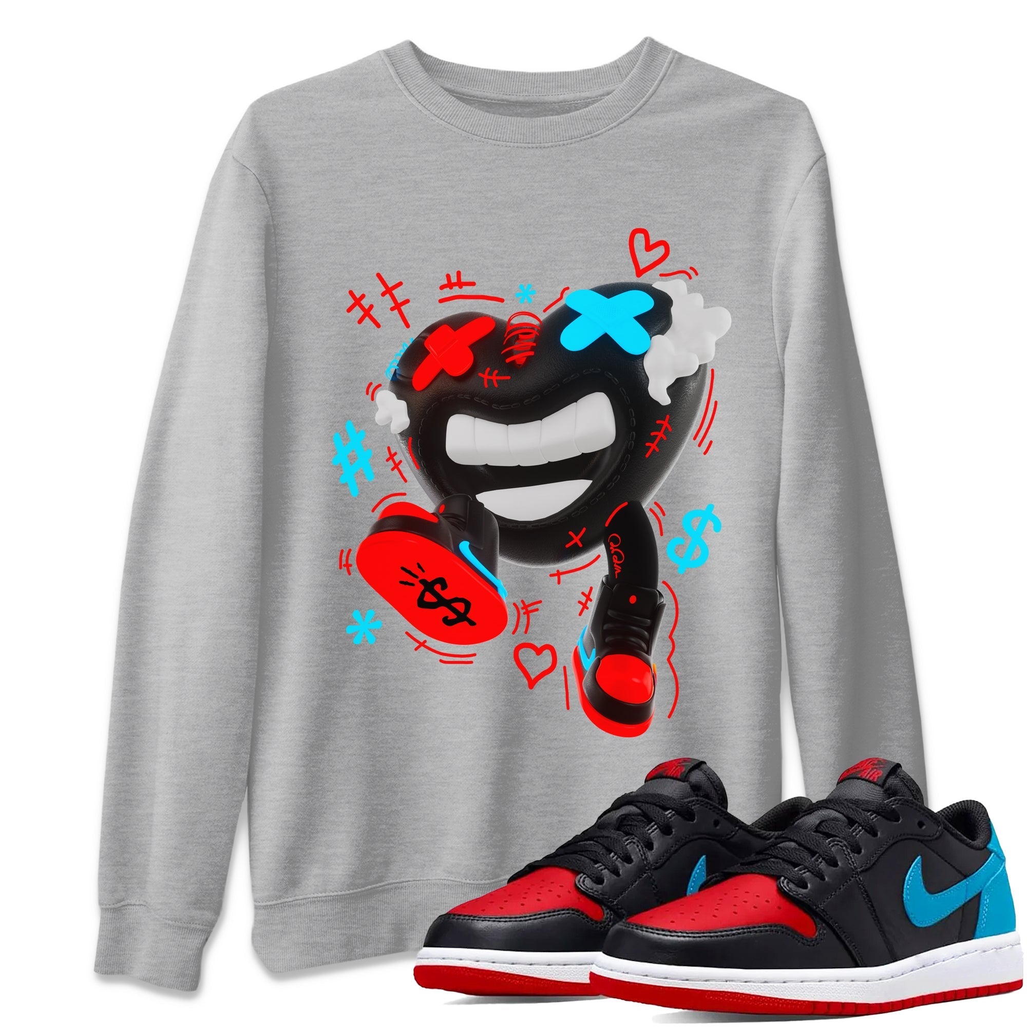 Walk In Love snkmatch Tee - Air Jordan 1 UNC to Chicago