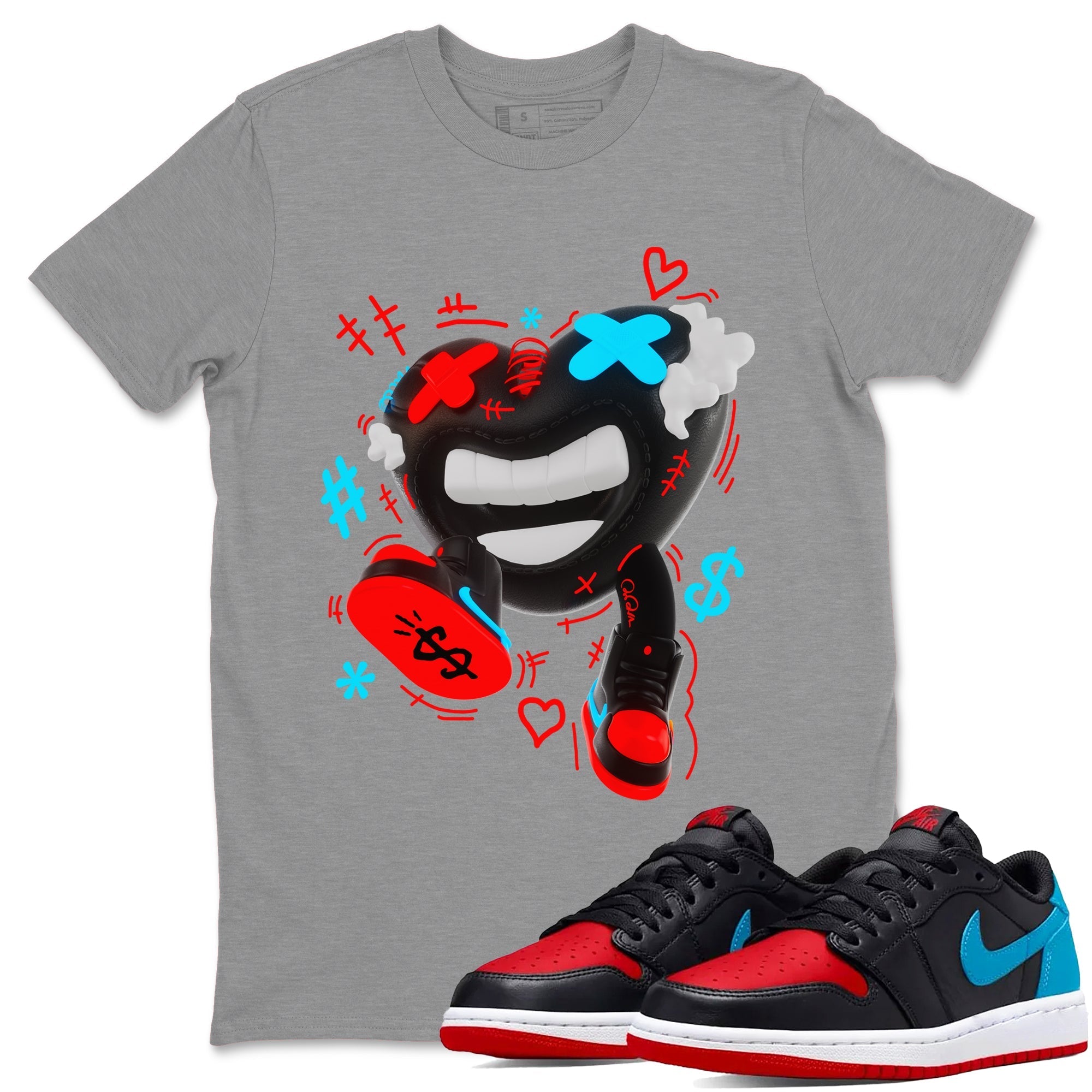 Walk In Love snkmatch Tee - Air Jordan 1 UNC to Chicago