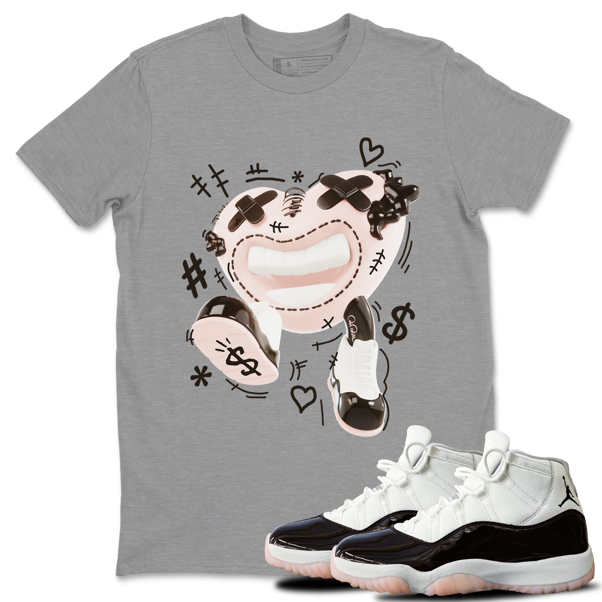 Walk In Love snkmatch Tee - Air Jordan 11 Neapolitan