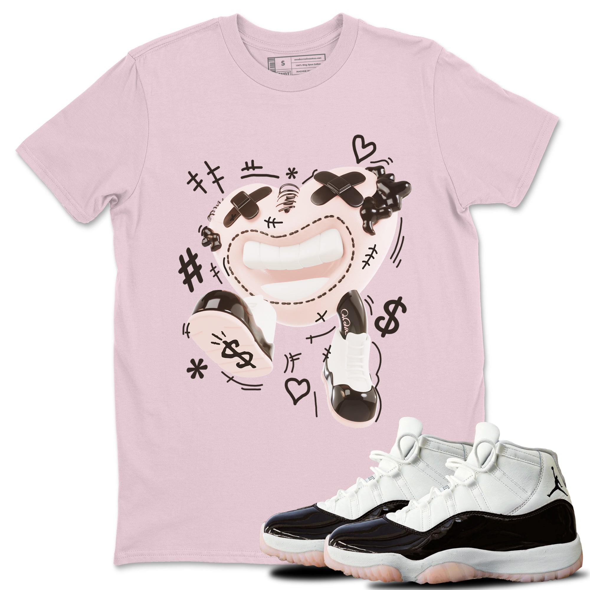 Walk In Love snkmatch Tee - Air Jordan 11 Neapolitan
