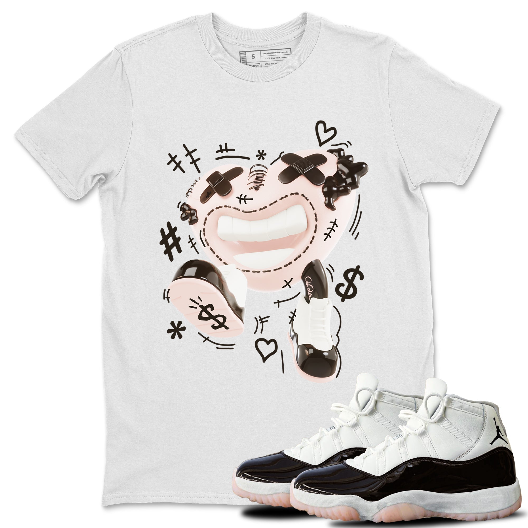 Walk In Love snkmatch Tee - Air Jordan 11 Neapolitan