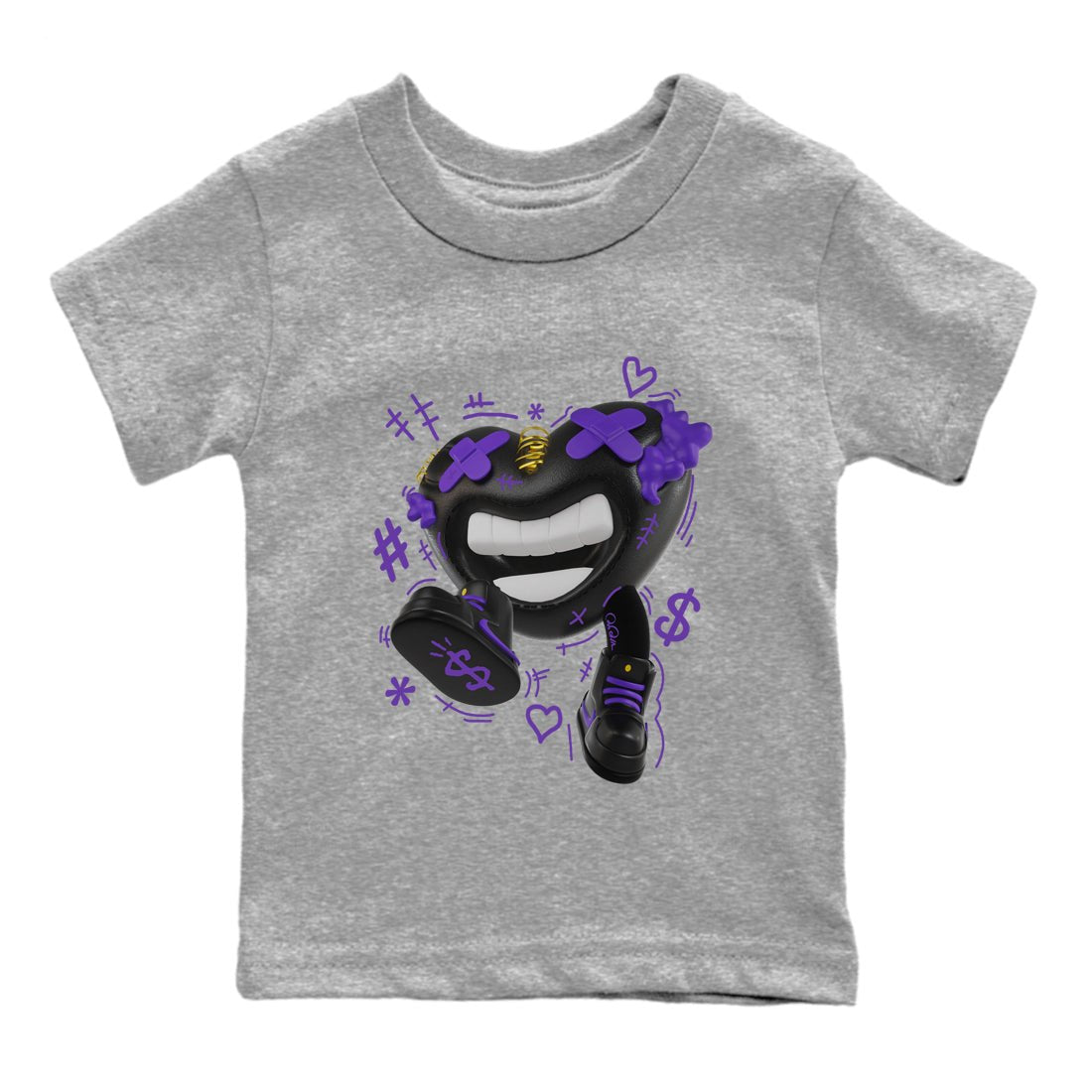 Walk In Love snkmatch Tee Kids - Air Jordan 12 Field Purple