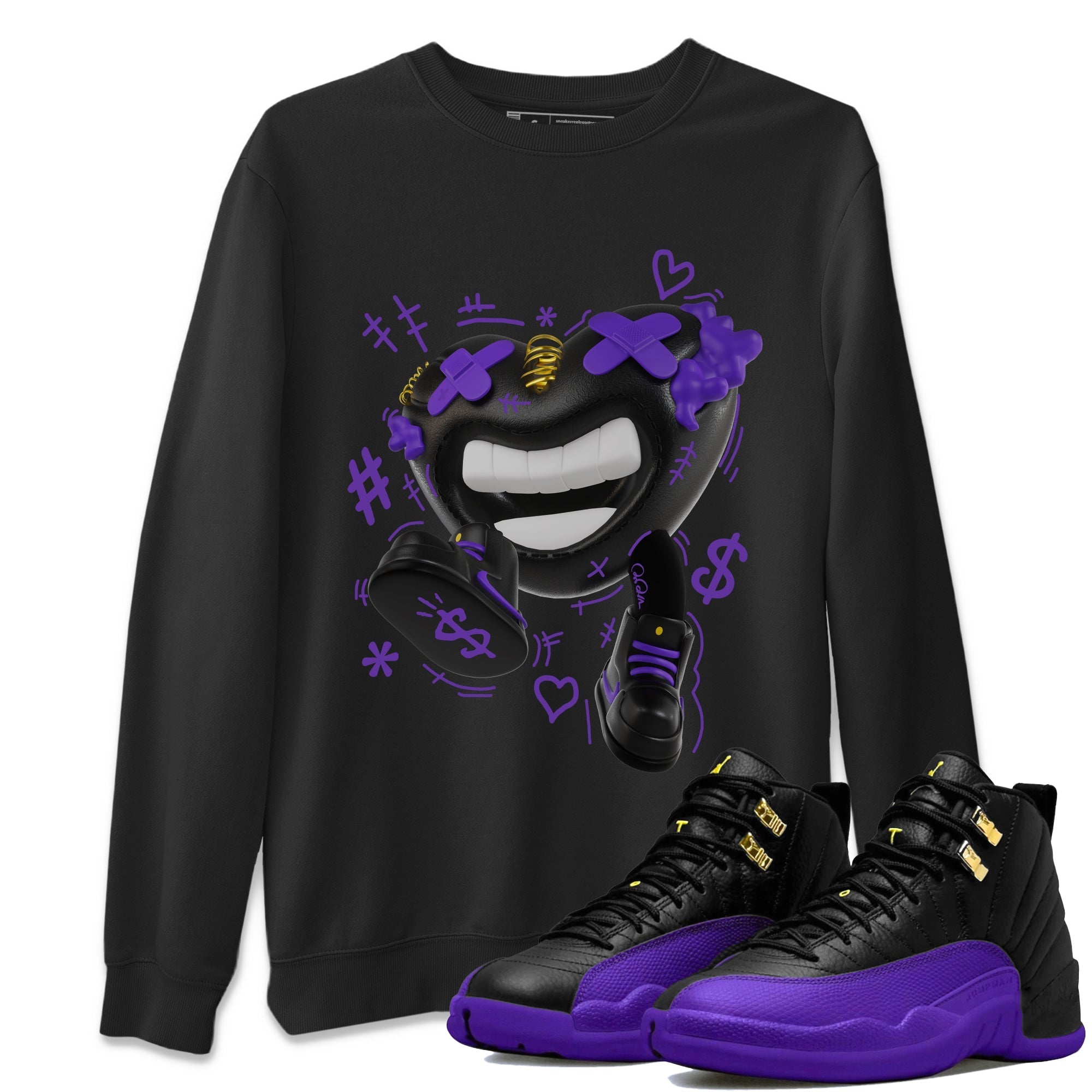 Walk In Love snkmatch Tee - Air Jordan 12 Field Purple