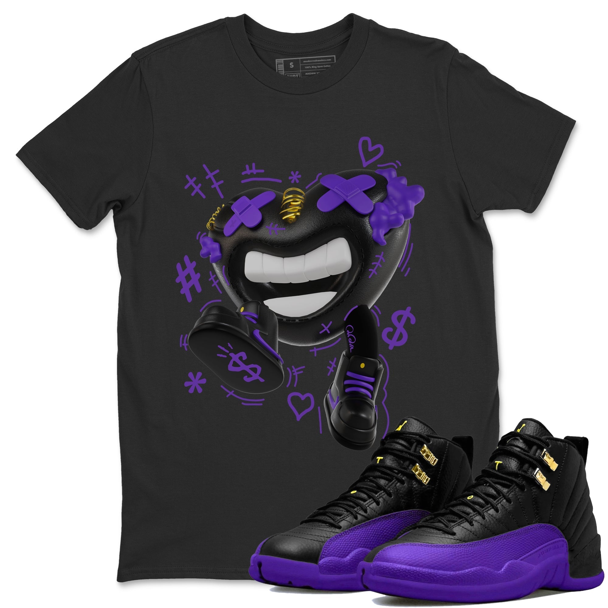 Walk In Love snkmatch Tee - Air Jordan 12 Field Purple