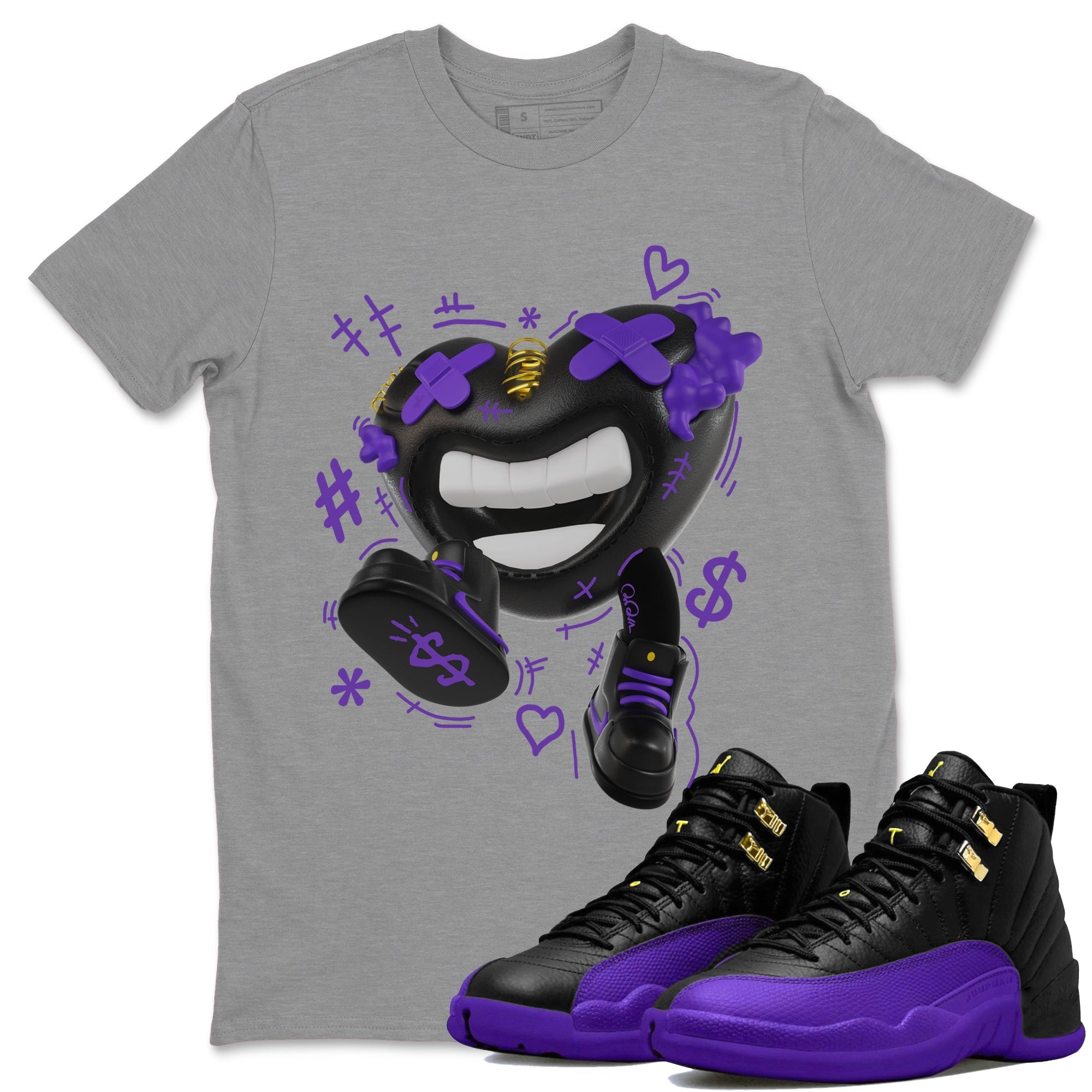 Walk In Love snkmatch Tee - Air Jordan 12 Field Purple