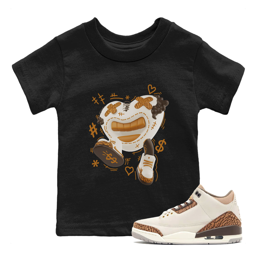 Walk In Love snkmatch Tee Kids - Air Jordan 3 Palomino
