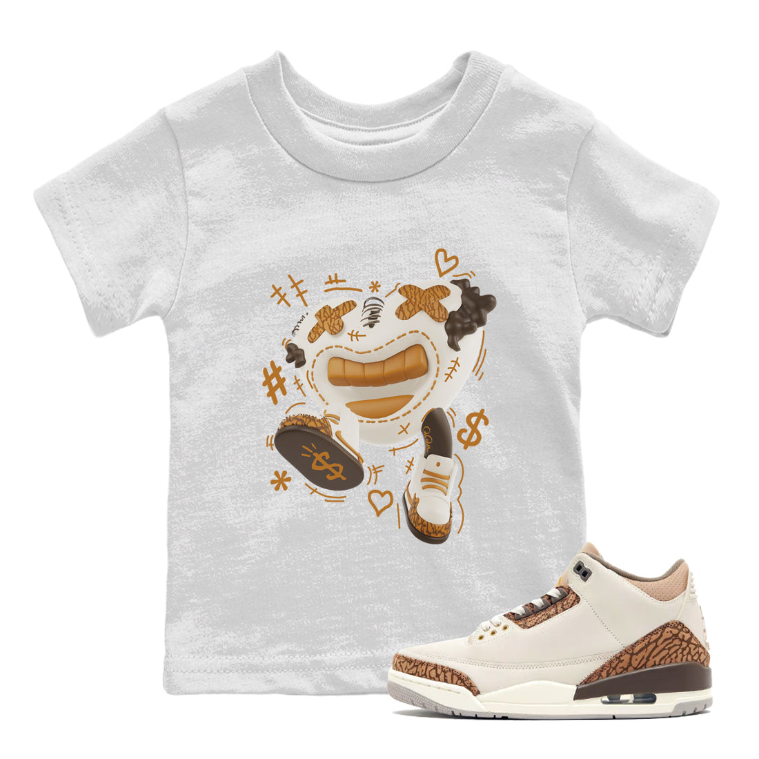 Walk In Love snkmatch Tee Kids - Air Jordan 3 Palomino