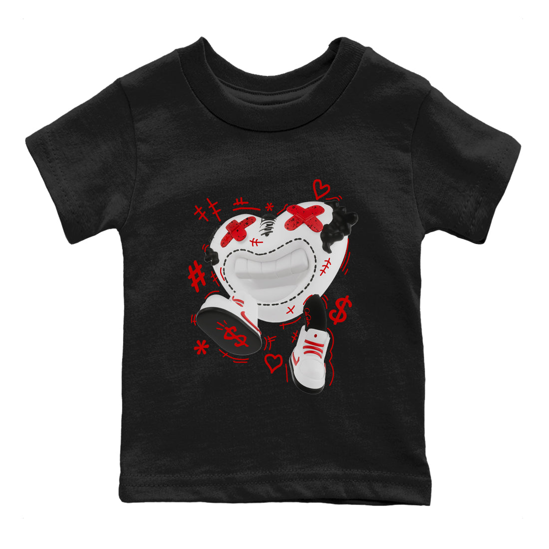 Walk In Love snkmatch Tee Kids - Air Jordan 4 Red Cement