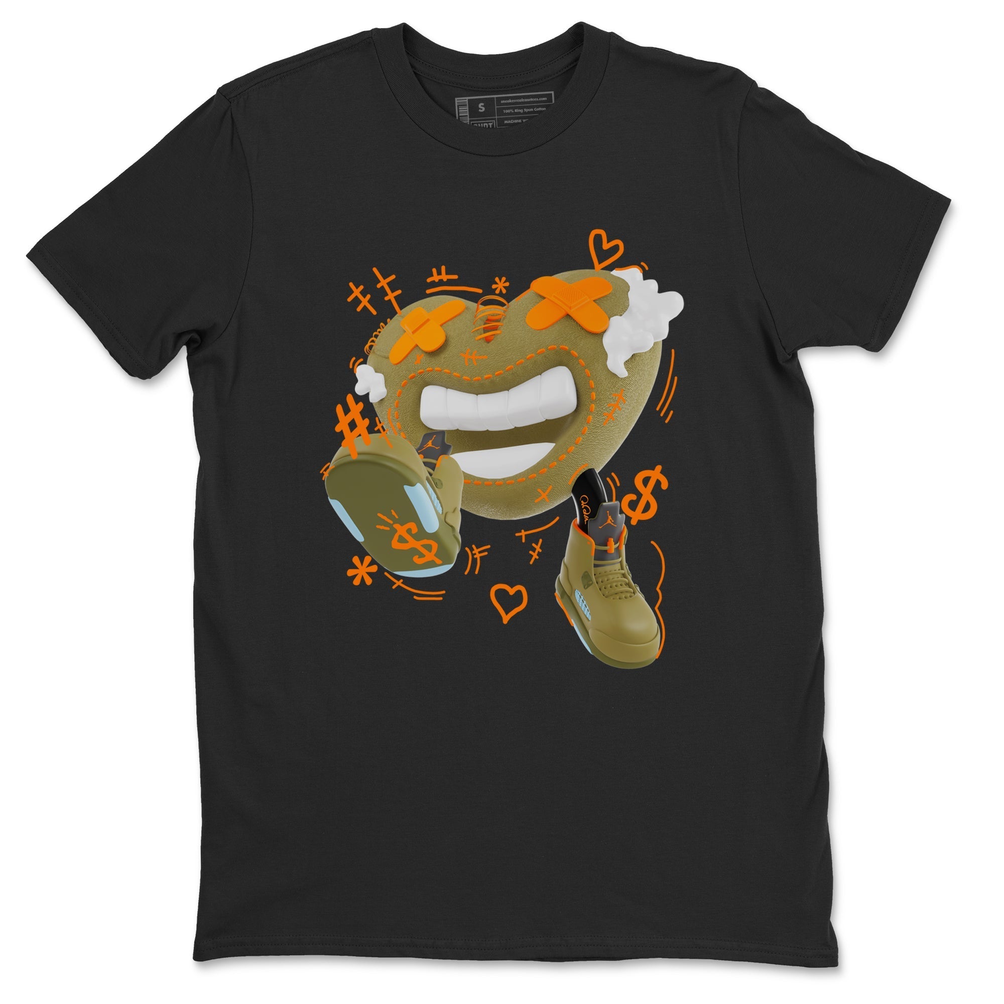 Walk In Love snkmatch Tees - Air Jordan 5 Olive