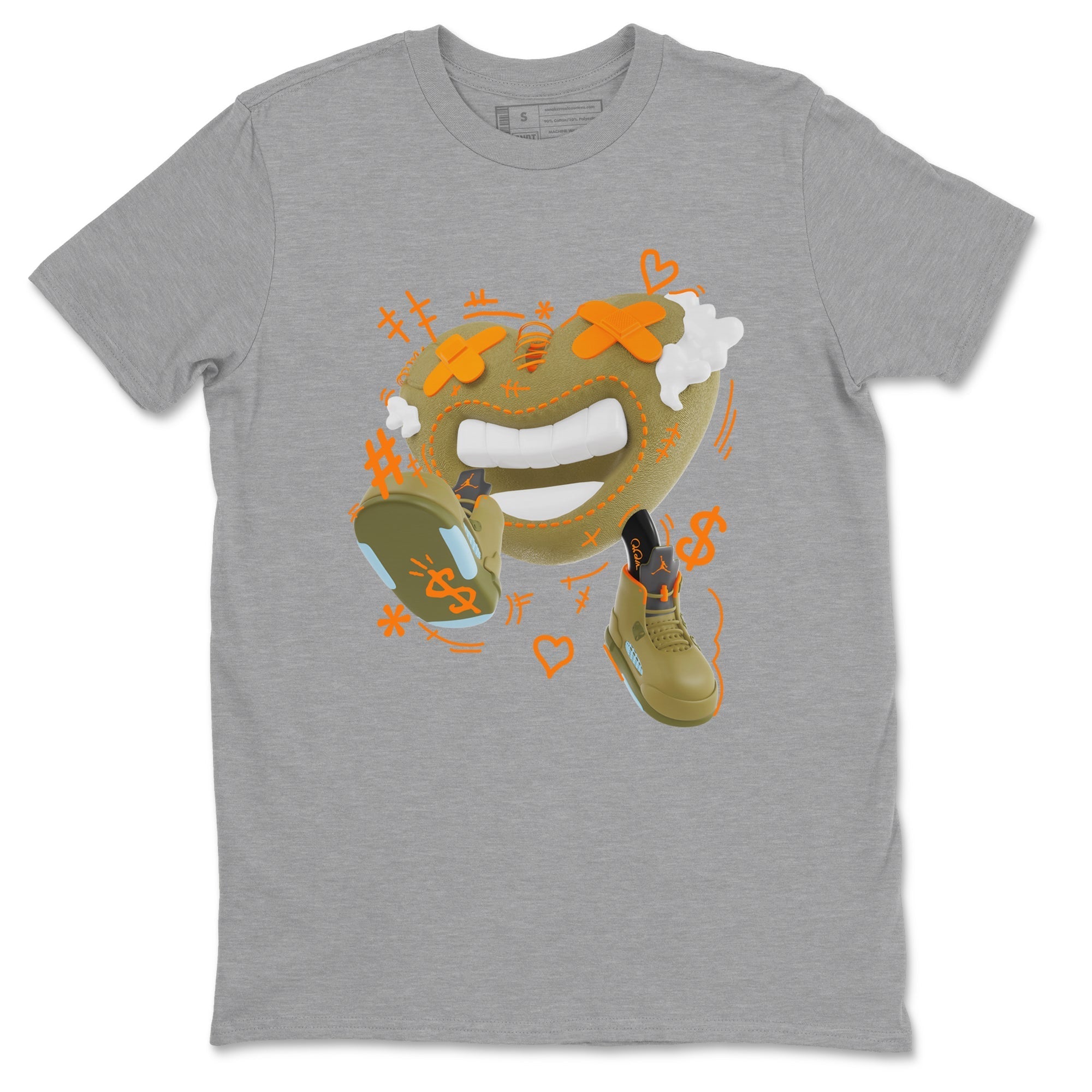 Walk In Love snkmatch Tees - Air Jordan 5 Olive