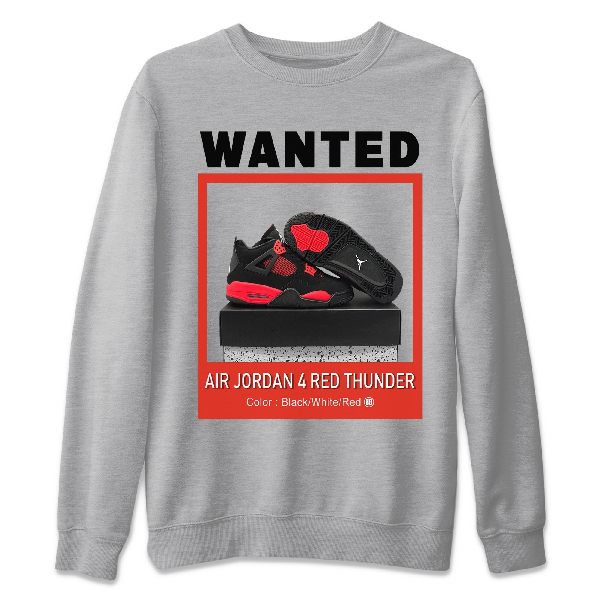 Wanted Unisex Tops - Air Jordan 4 Red Thunder