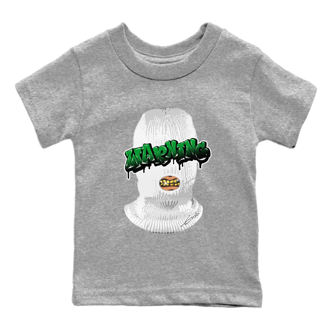 Warning Kids Tops - Air Jordan 1 Celtics