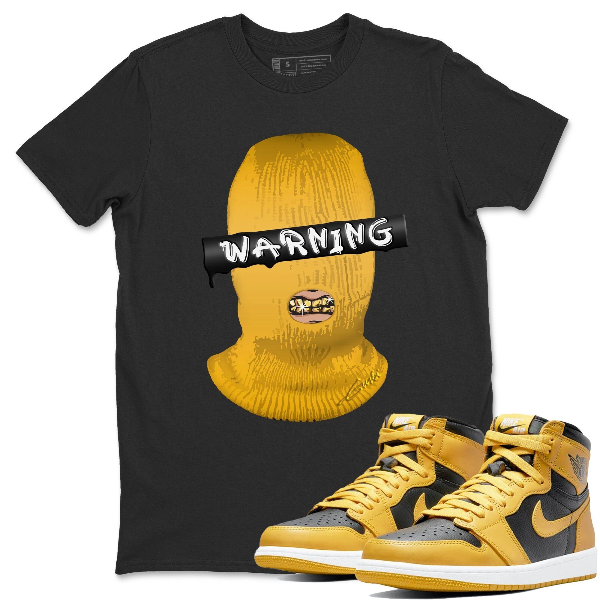 Warning Unisex Tops - Air Jordan 1 Pollen