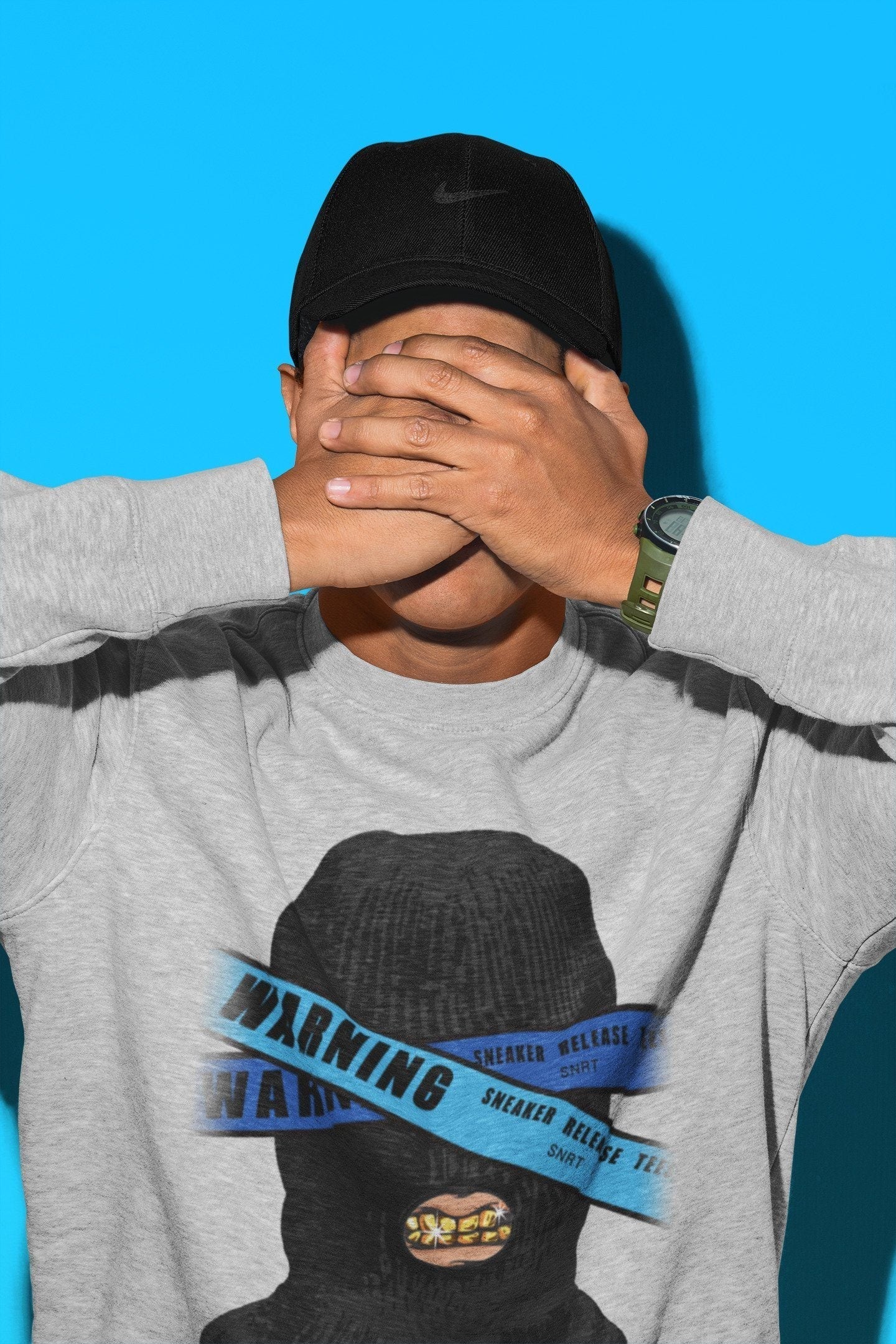 Warning Unisex Tops - Air Jordan 2 OFF-WHITE Black Blue