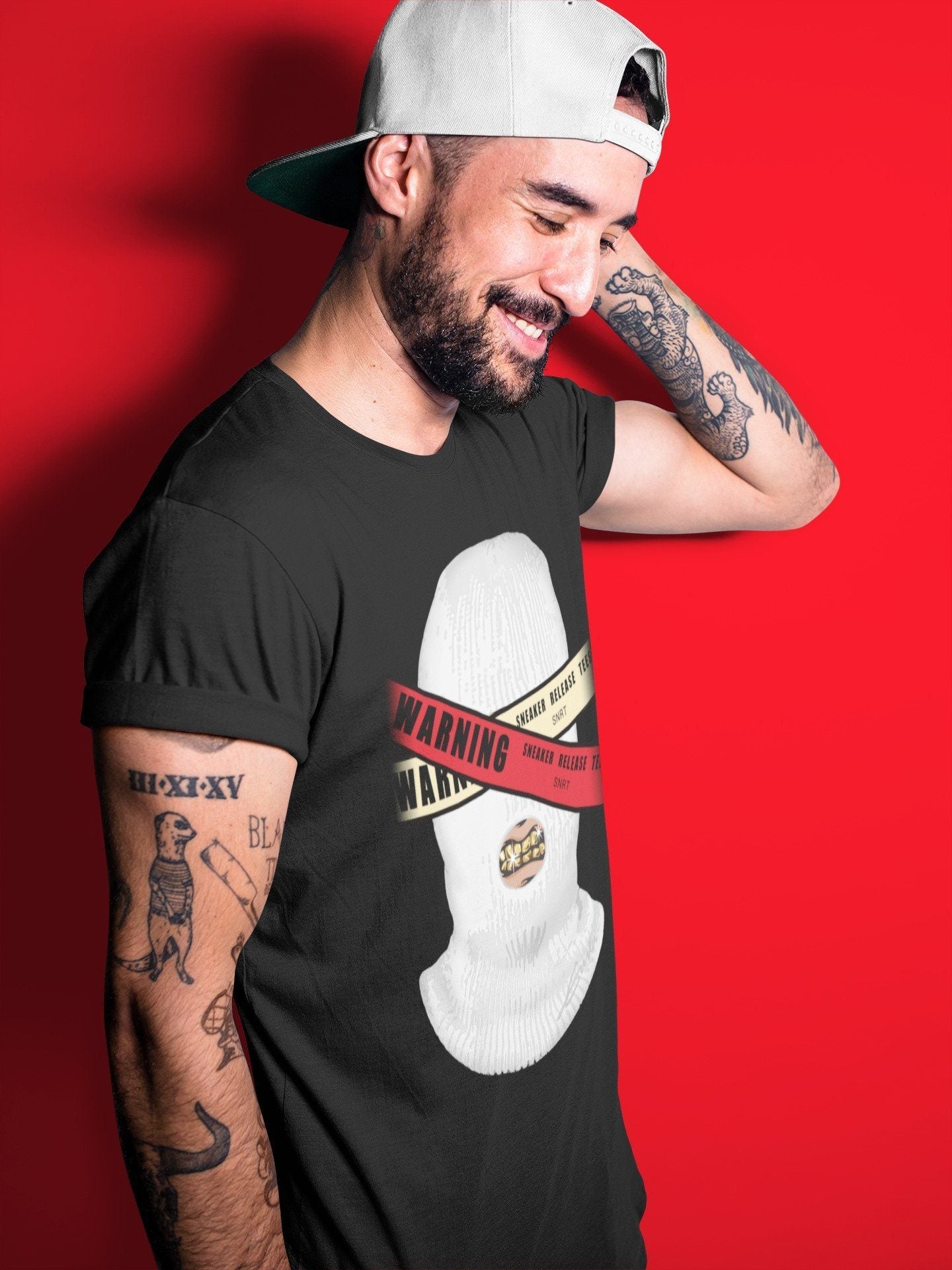 Warning Unisex Tops - Air Jordan 2 OFF-WHITE Varsity Red