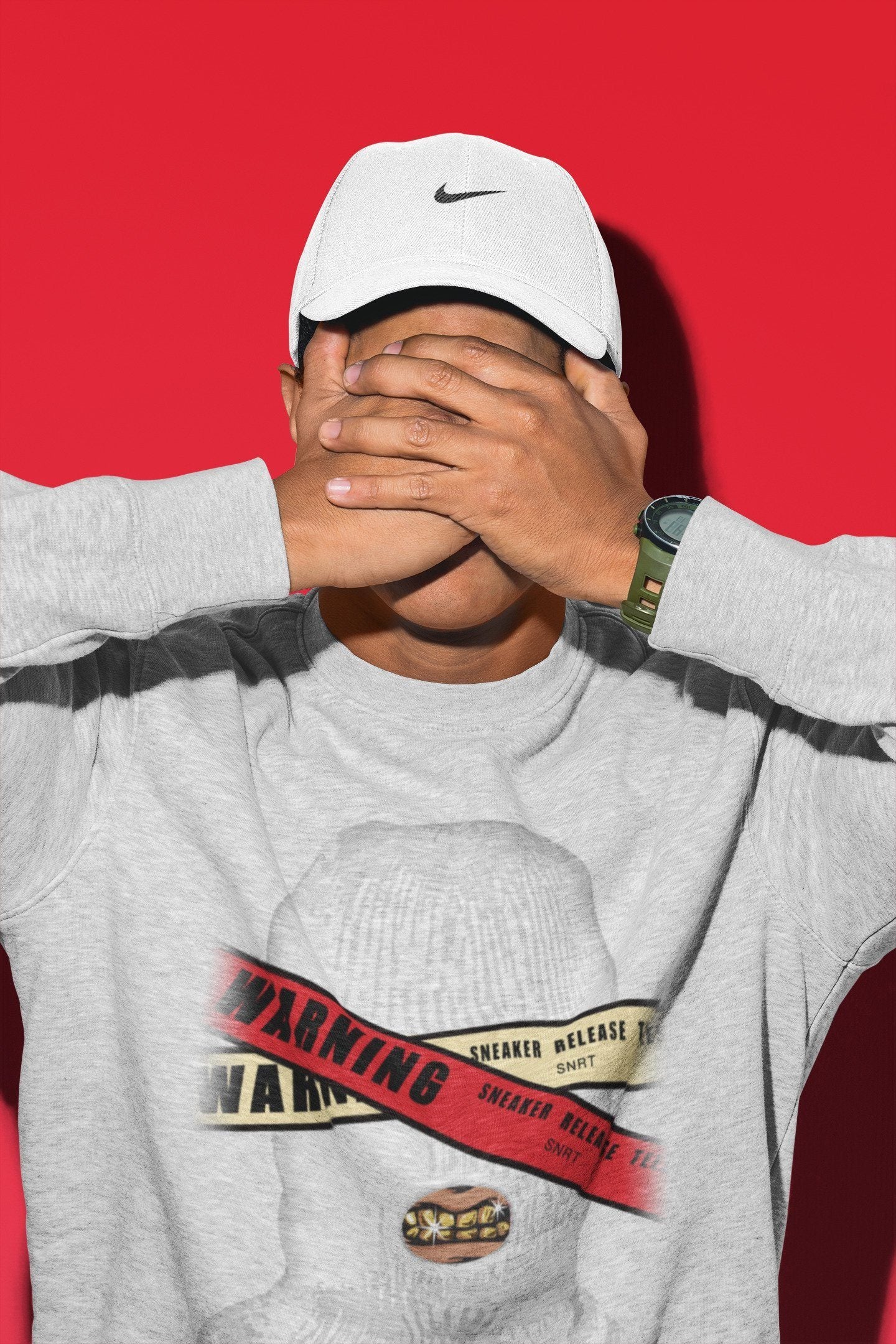 Warning Unisex Tops - Air Jordan 2 OFF-WHITE Varsity Red