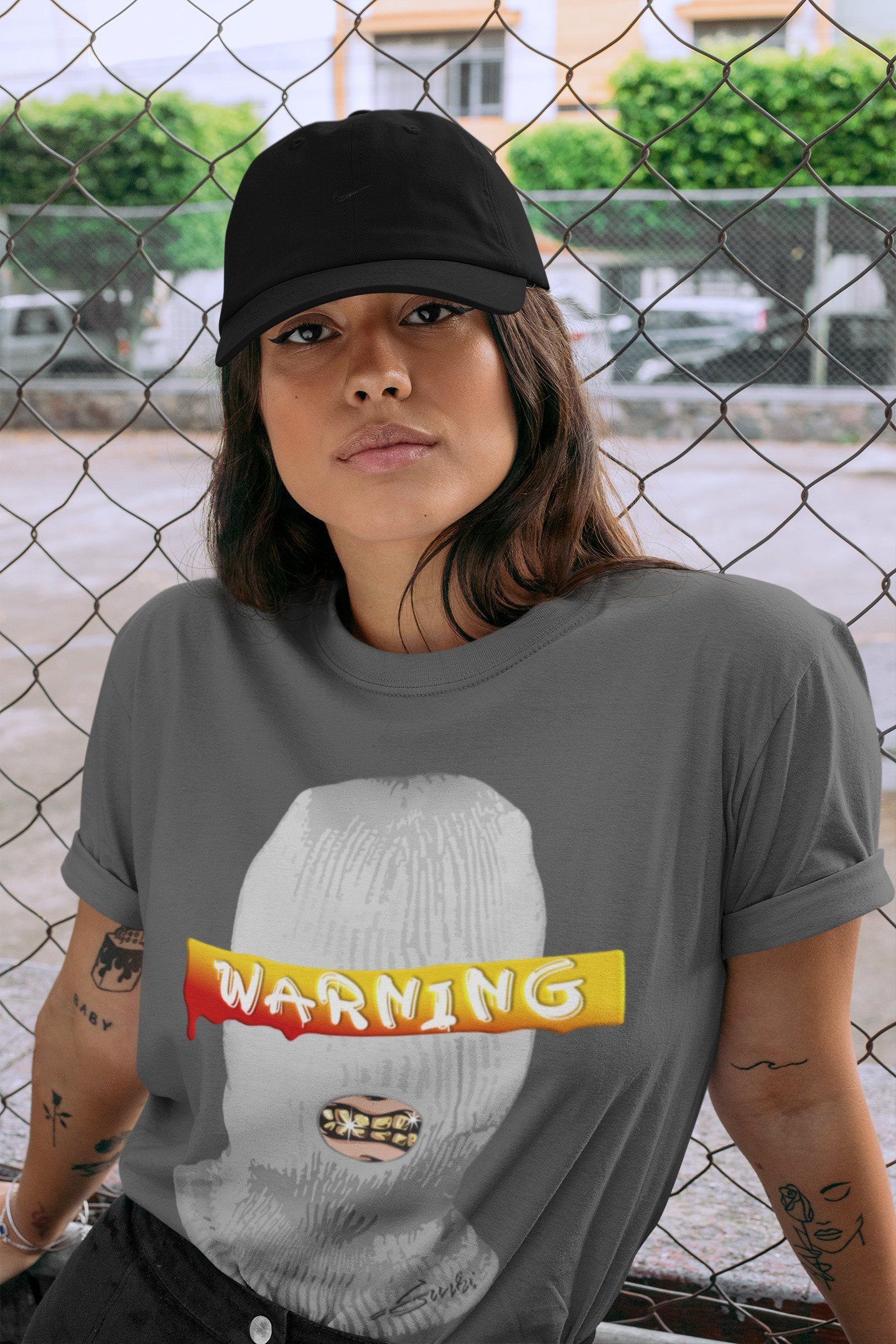 Warning Unisex Tops - Air Jordan 3 Cool Grey