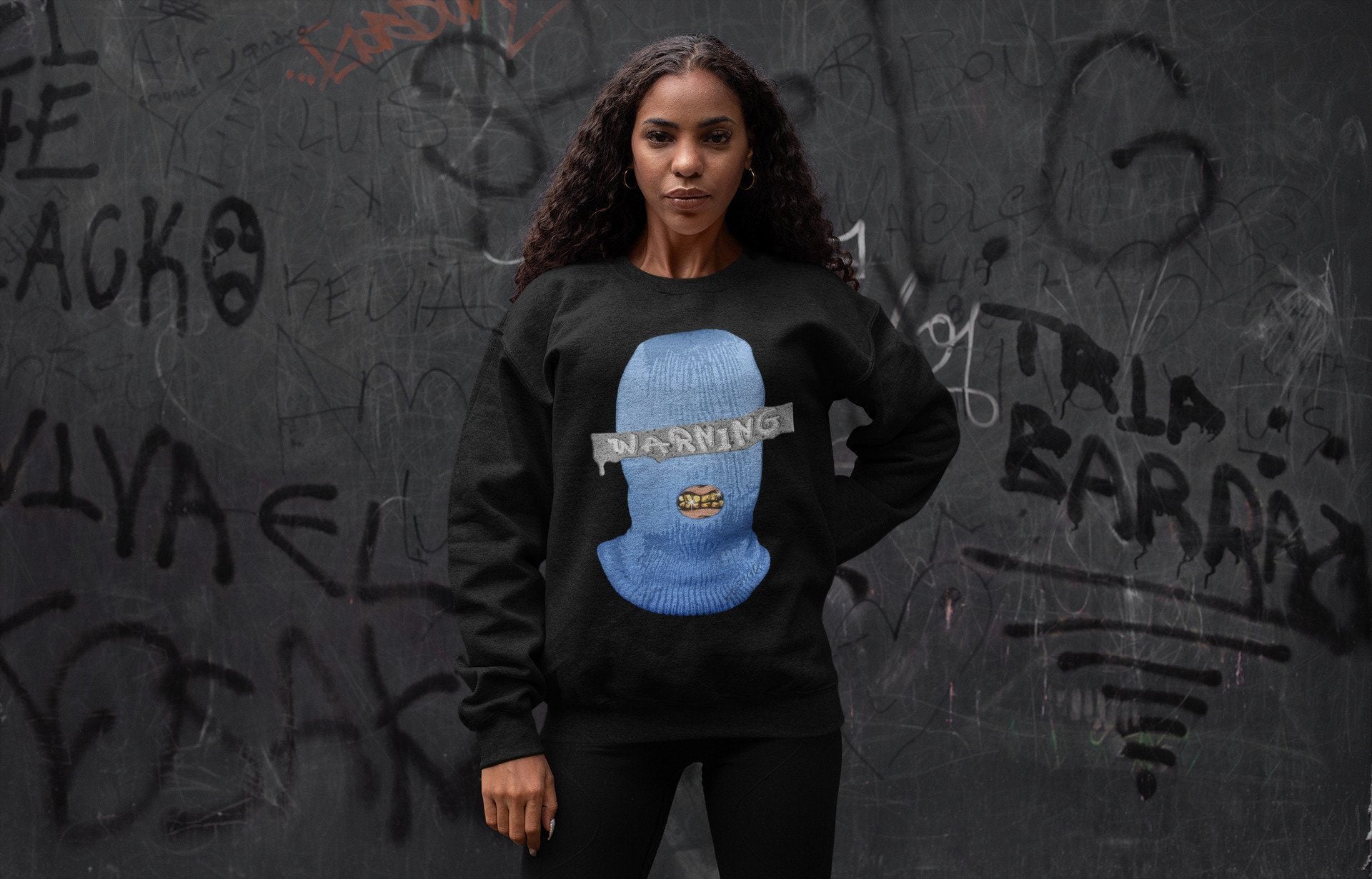 Warning Unisex Tops - Air Jordan 4 University Blue