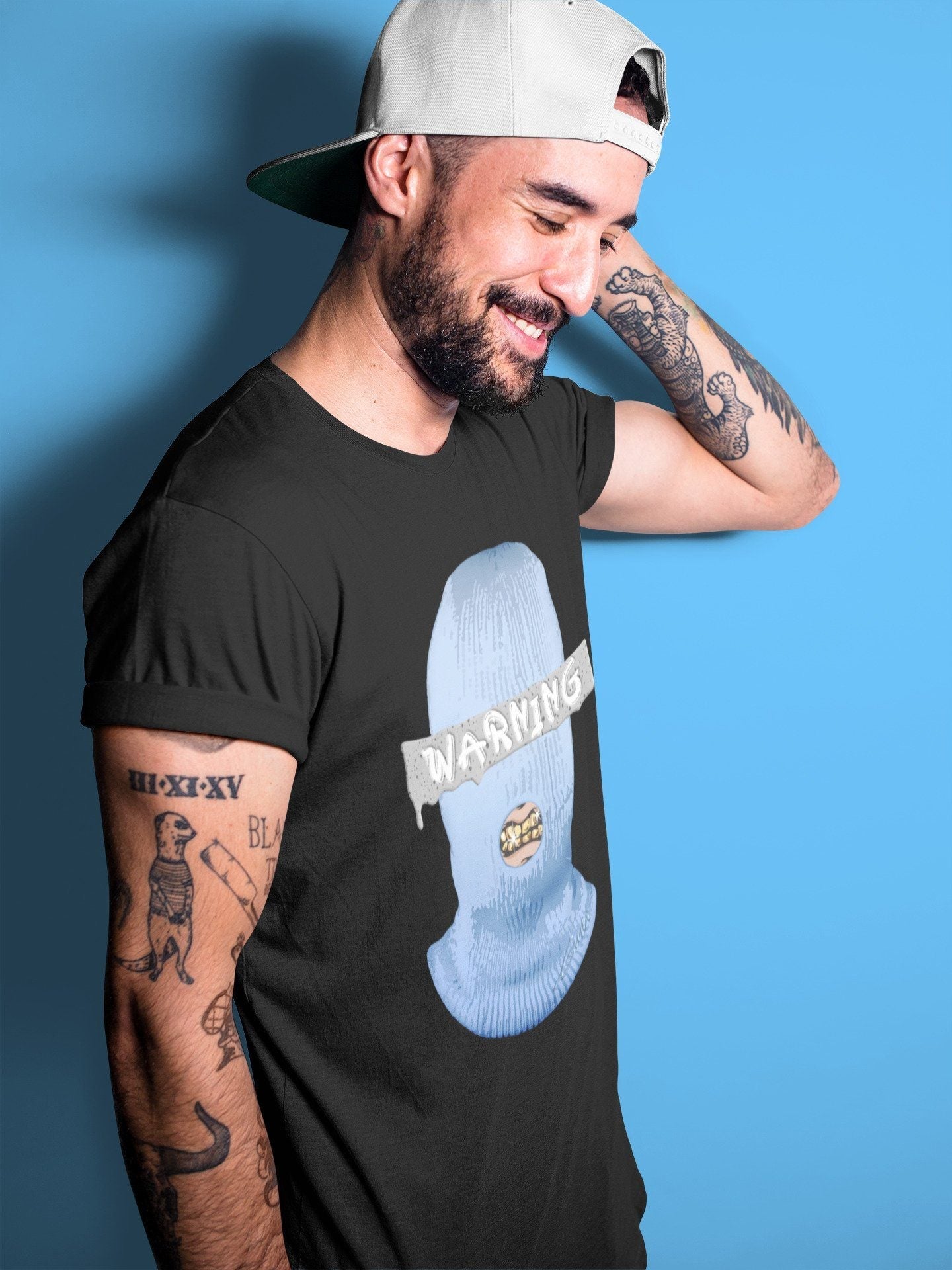 Warning Unisex Tops - Air Jordan 4 University Blue