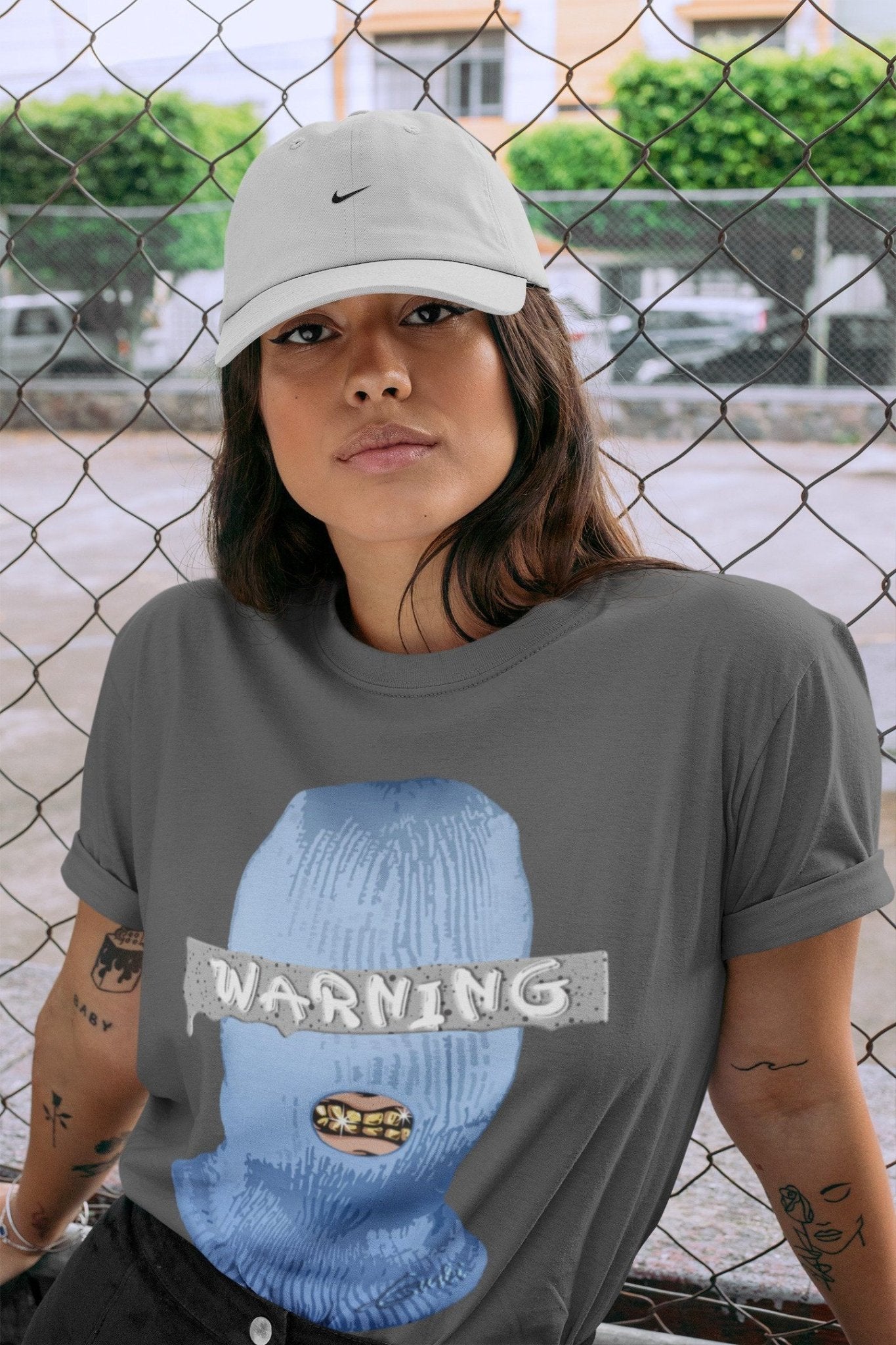 Warning Unisex Tops - Air Jordan 4 University Blue
